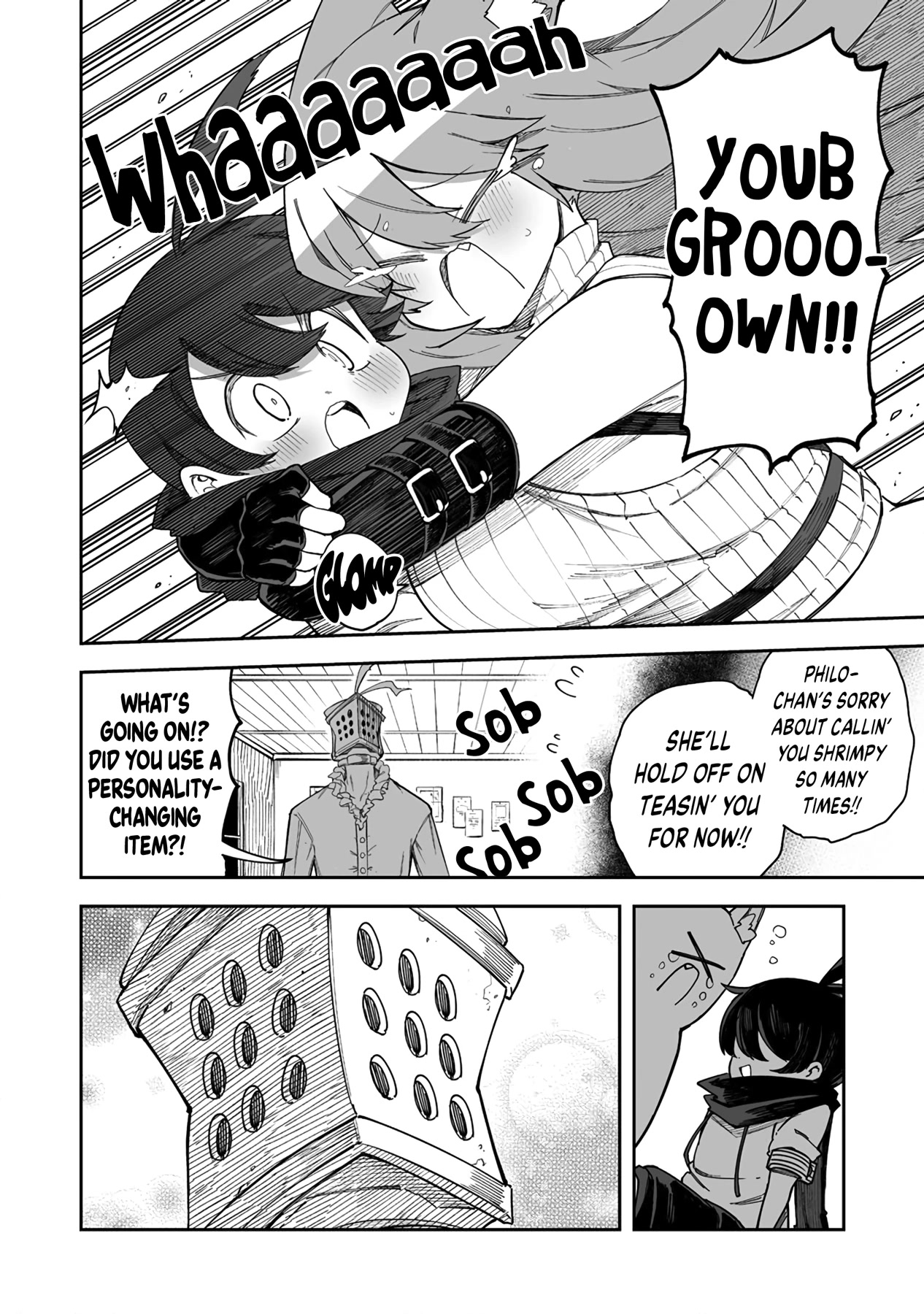 Shiboritoranaide, Onna Shounin-san chapter 38.2 page 8