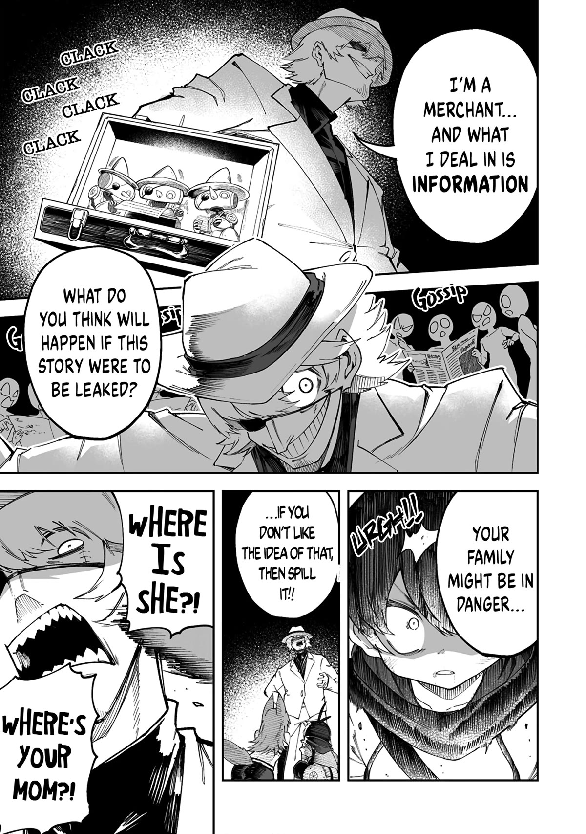 Shiboritoranaide, Onna Shounin-san chapter 42.1 page 9