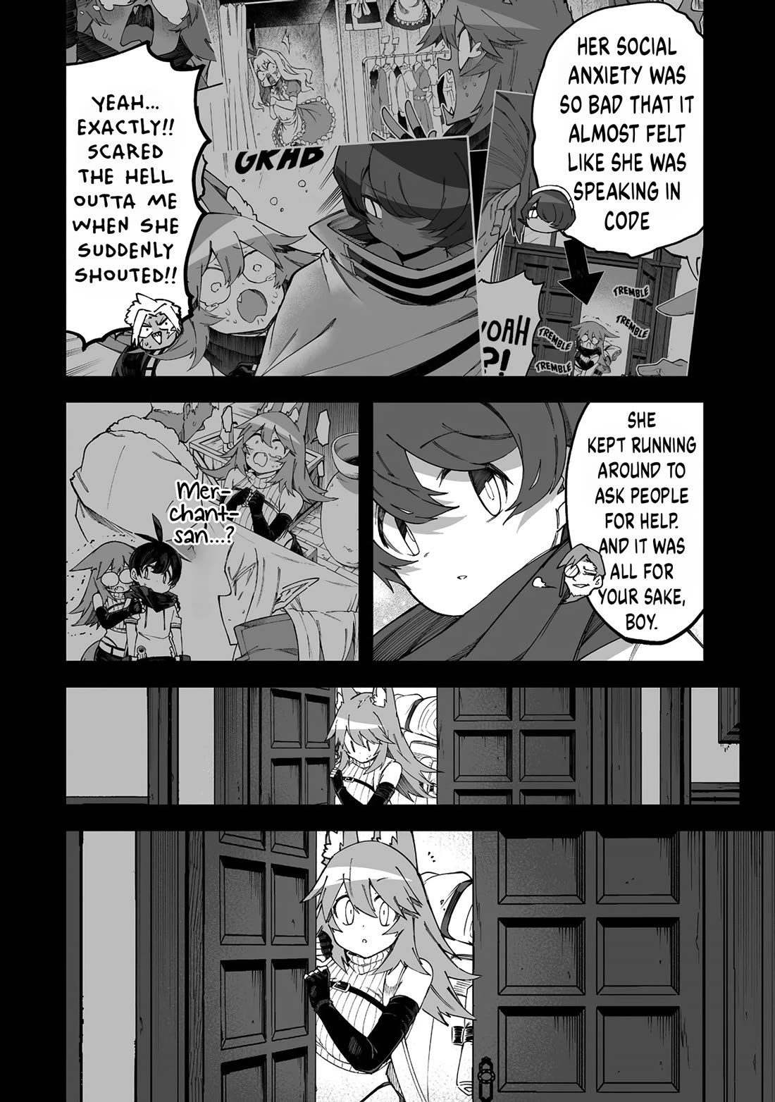 Shiboritoranaide, Onna Shounin-san chapter 49.2 page 5