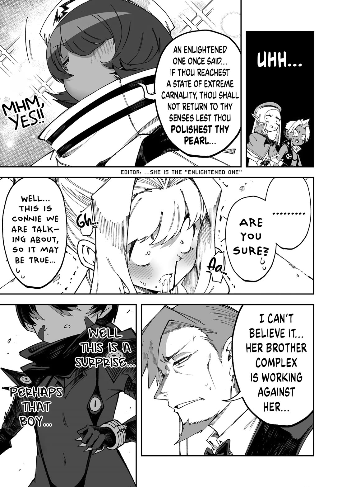 Shiboritoranaide, Onna Shounin-san chapter 51.1 page 11