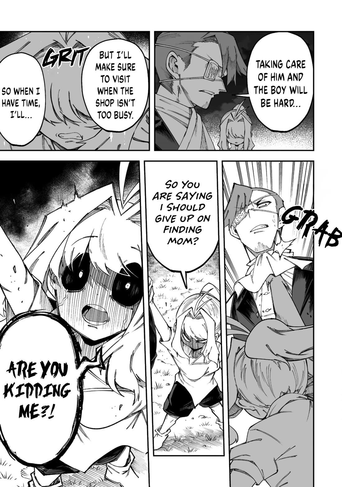 Shiboritoranaide, Onna Shounin-san chapter 52.2 page 6