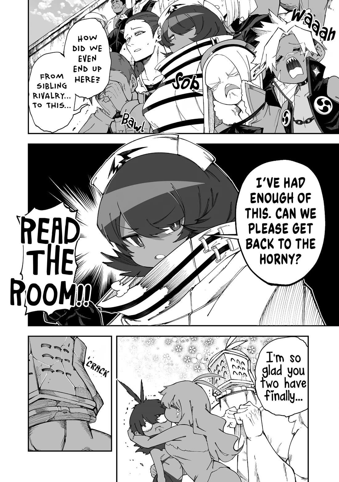 Shiboritoranaide, Onna Shounin-san chapter 54.2 page 8