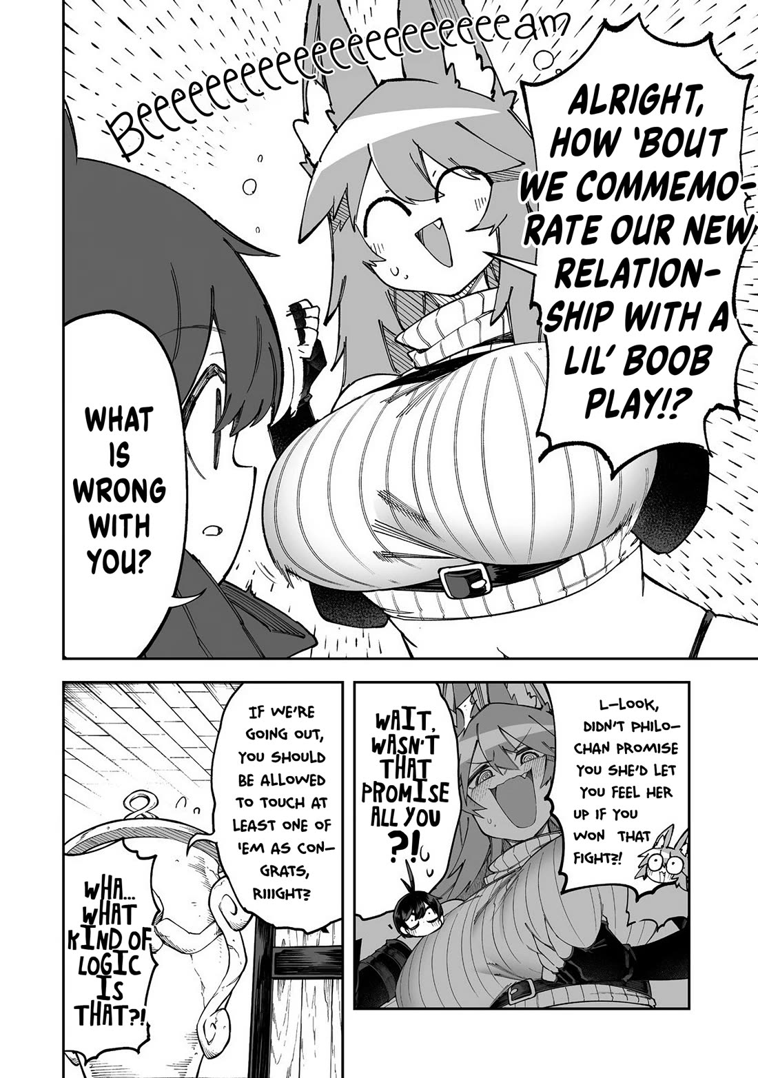 Shiboritoranaide, Onna Shounin-san chapter 58.2 page 4