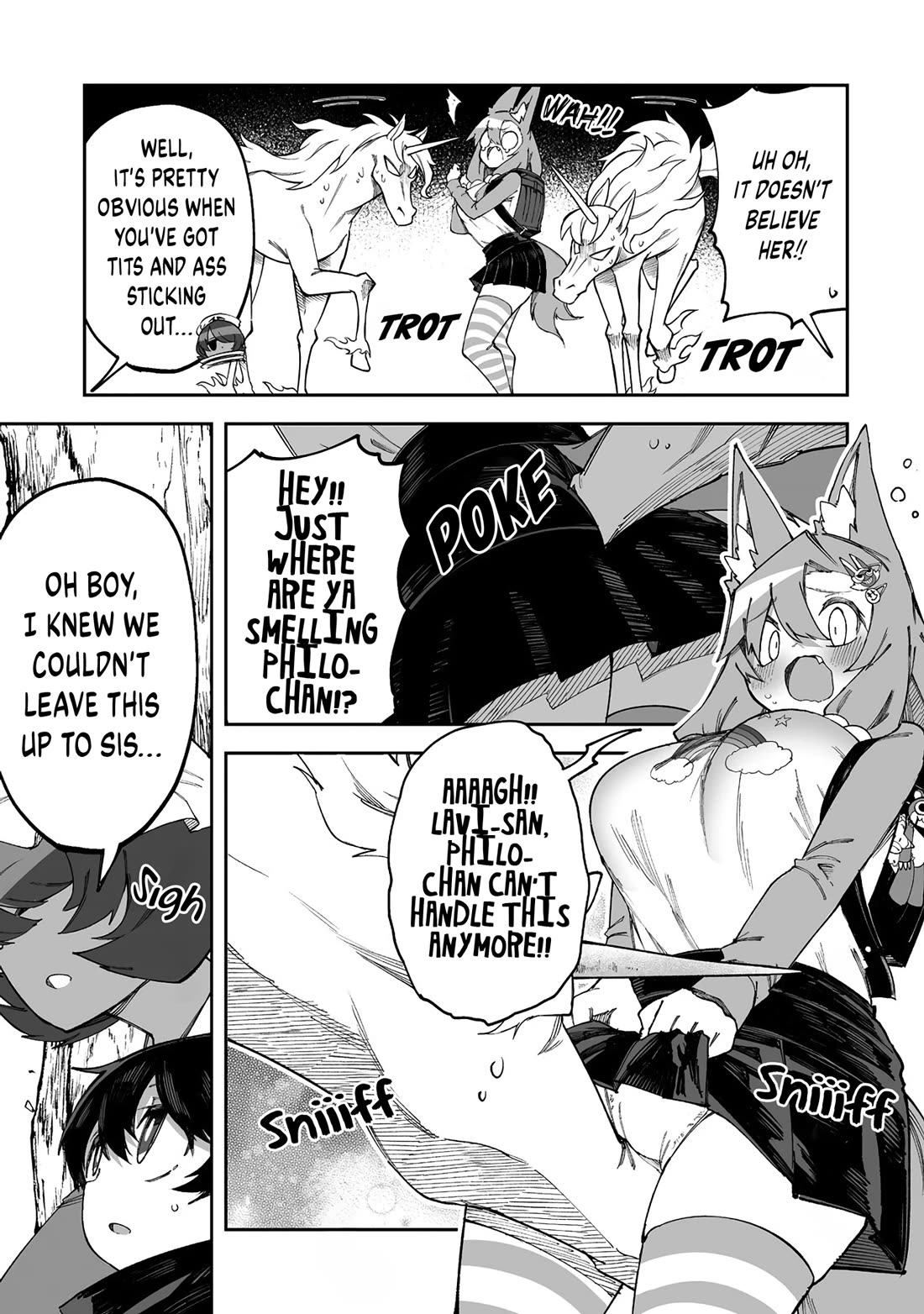 Shiboritoranaide, Onna Shounin-san chapter 58.5 page 5