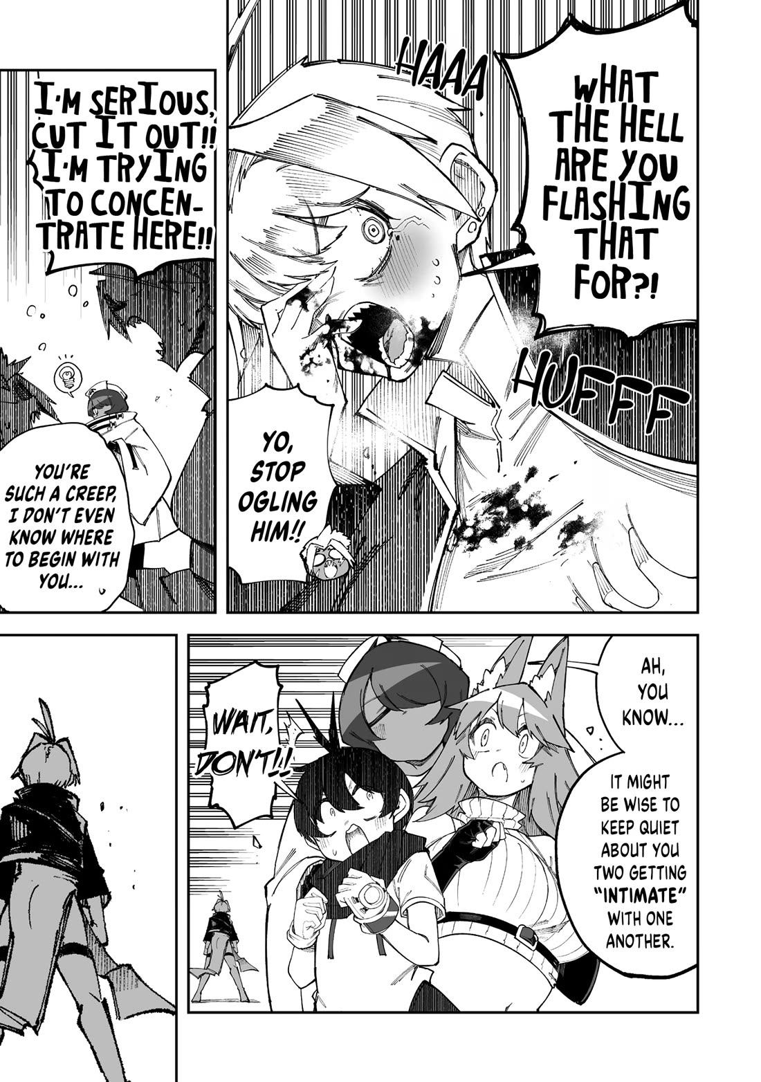 Shiboritoranaide, Onna Shounin-san chapter 59.1 page 9