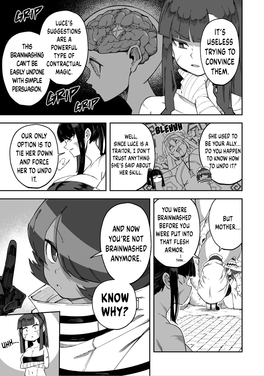 Shiboritoranaide, Onna Shounin-san chapter 64 page 3