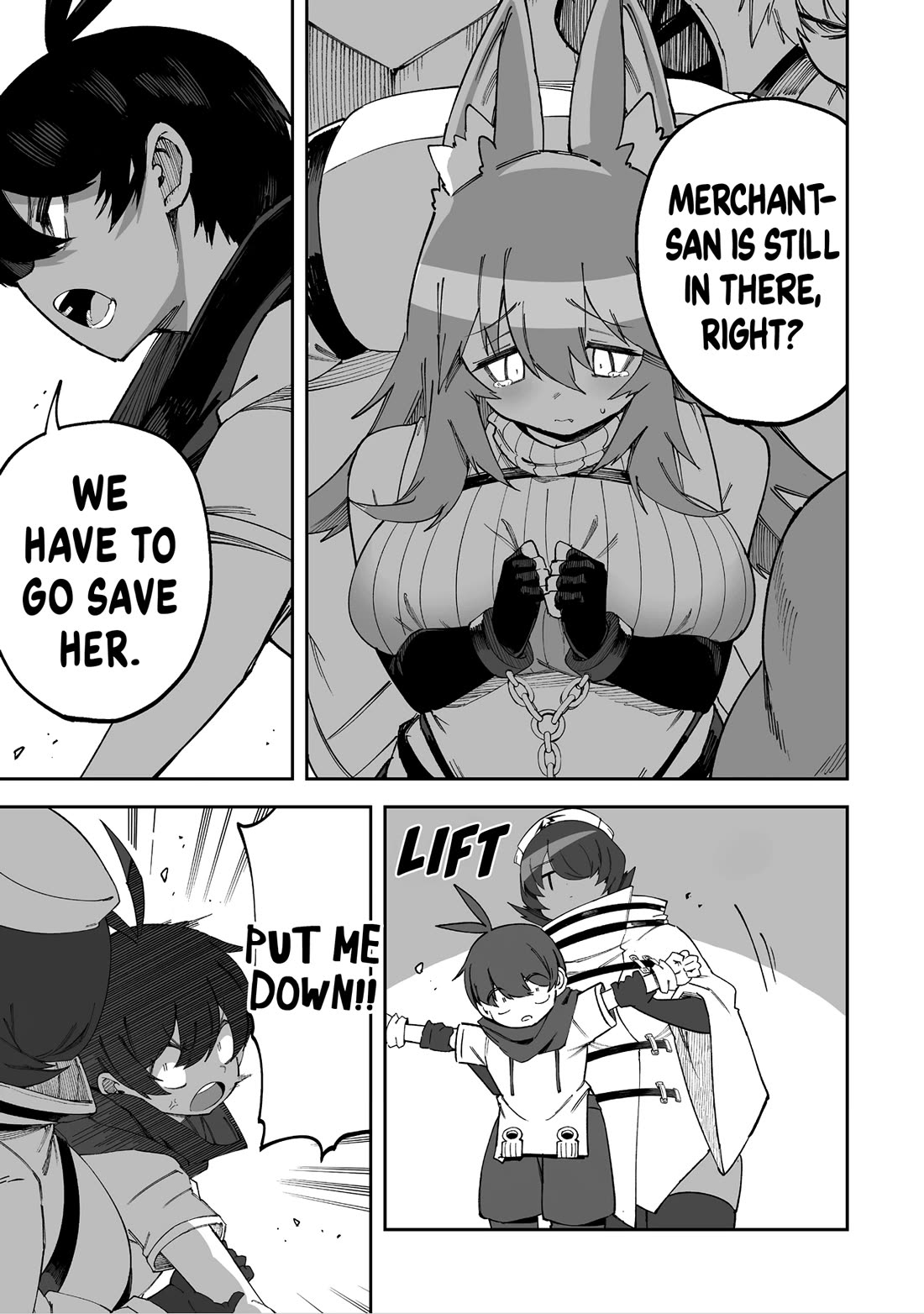 Shiboritoranaide, Onna Shounin-san chapter 64 page 9