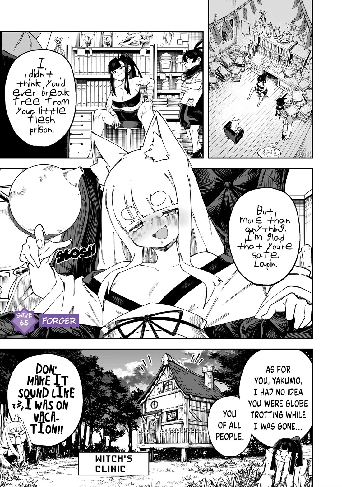 Shiboritoranaide, Onna Shounin-san chapter 65 page 1