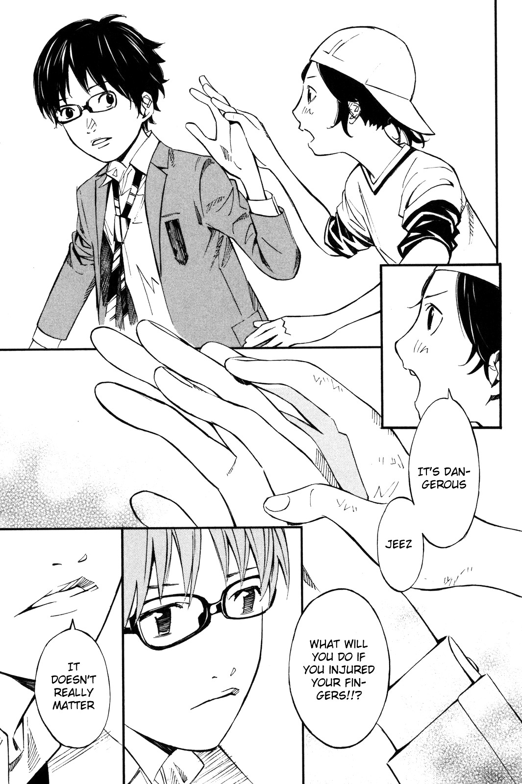 Shigatsu wa Kimi no Uso chapter 1 page 17