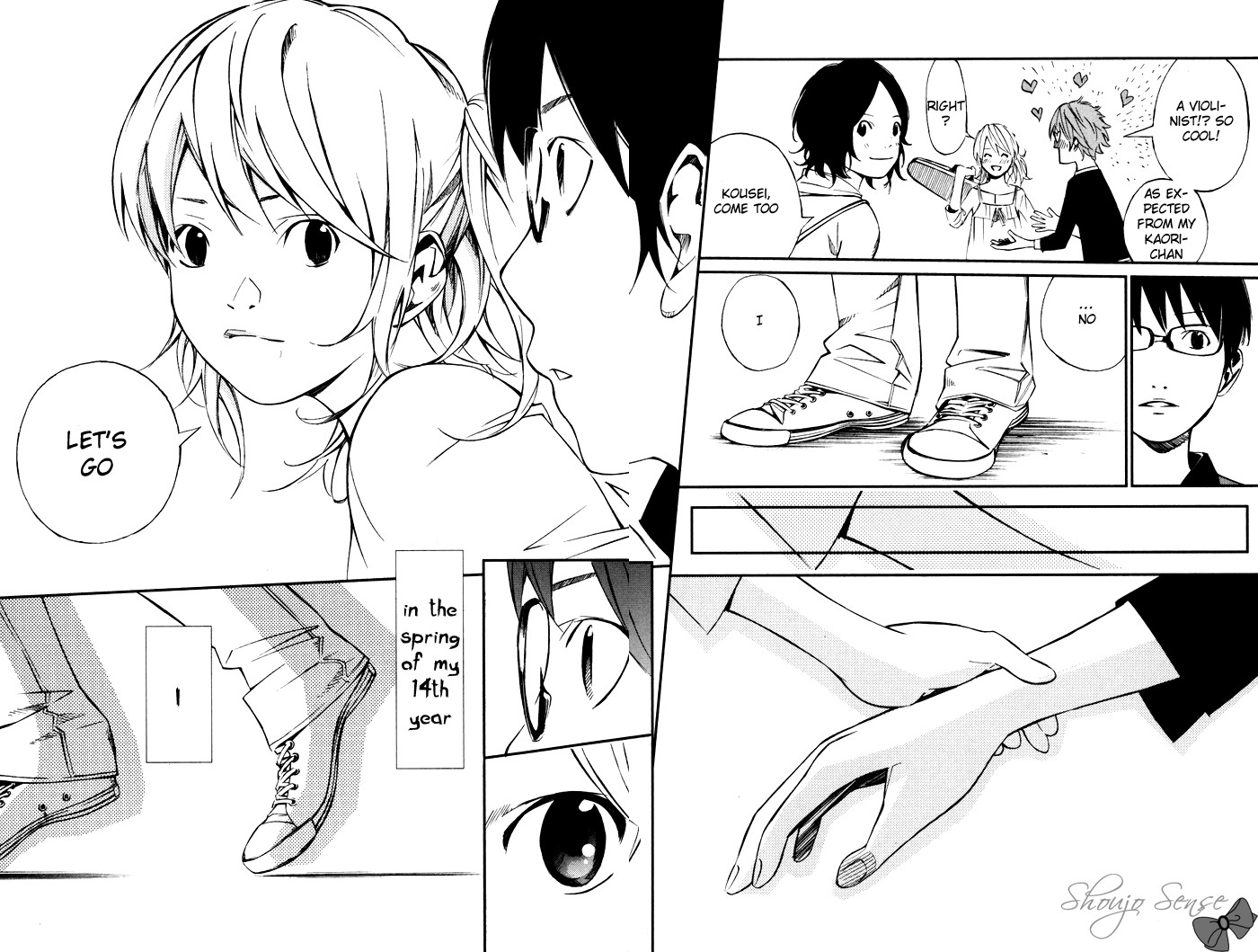 Shigatsu wa Kimi no Uso chapter 1 page 66