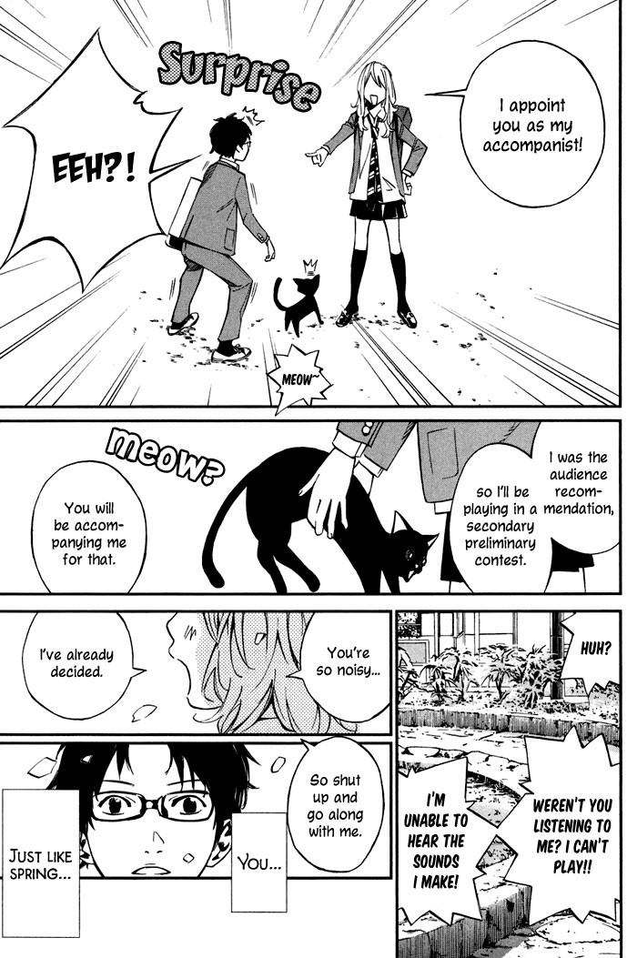 Shigatsu wa Kimi no Uso chapter 3 page 40