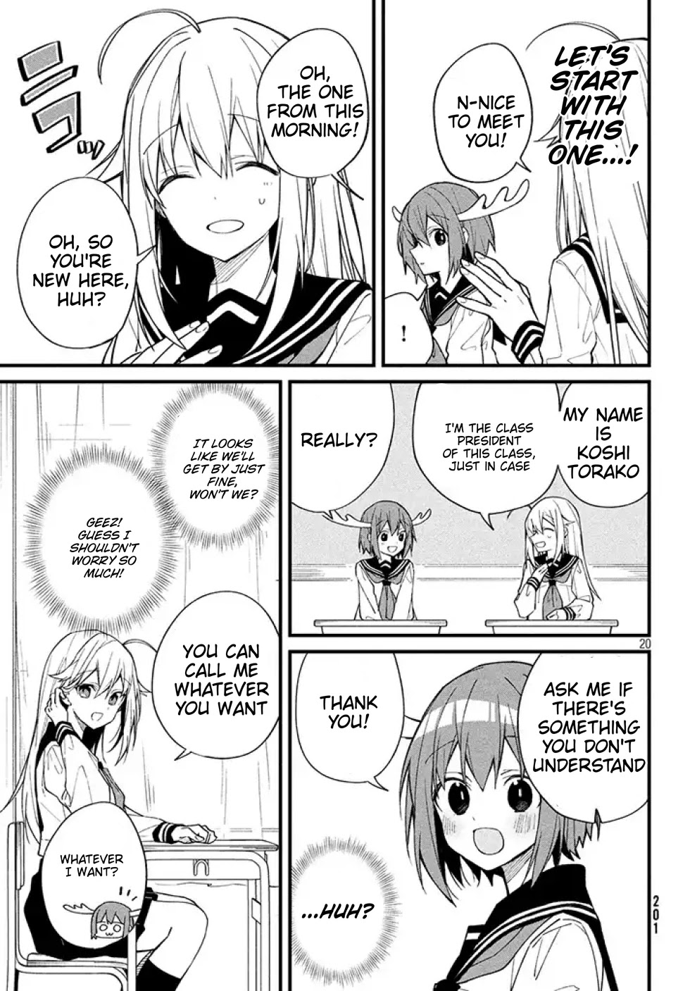 Shikanoko Nokonoko Koshitantan chapter 1.4 page 6