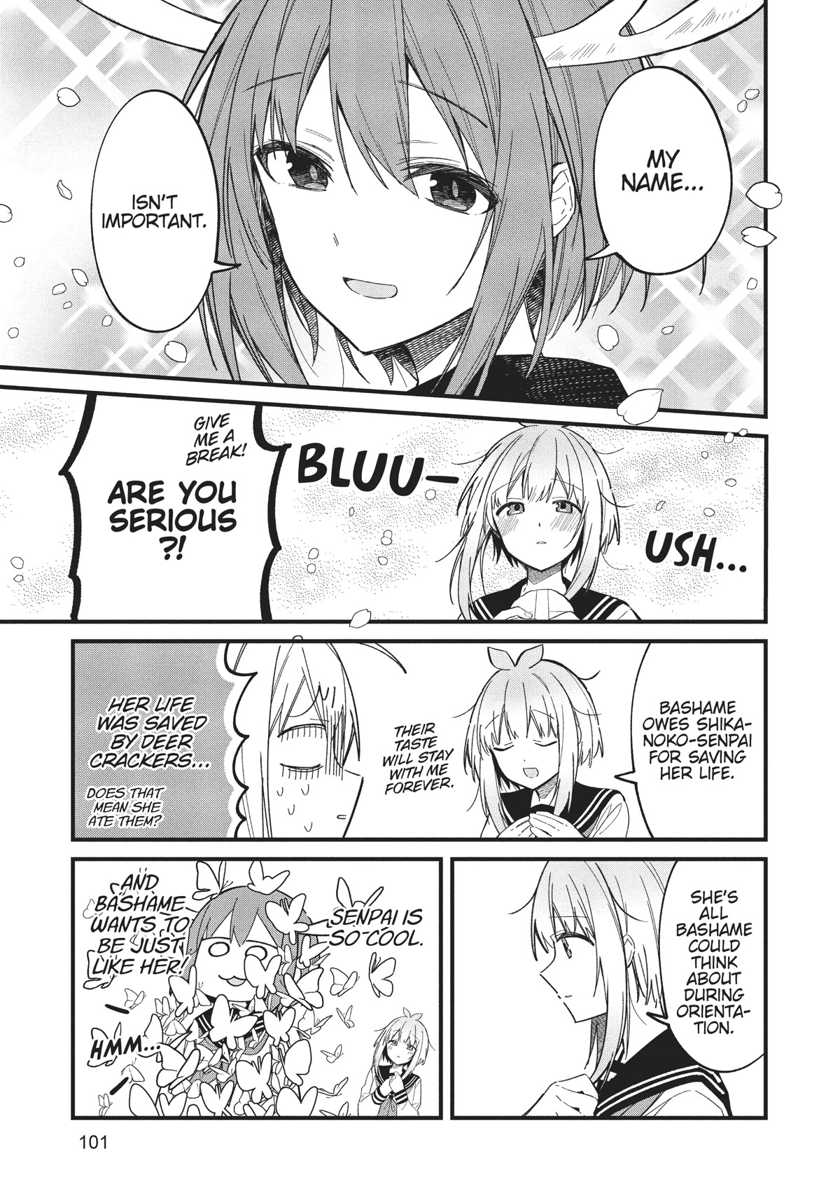 Shikanoko Nokonoko Koshitantan chapter 18 page 13