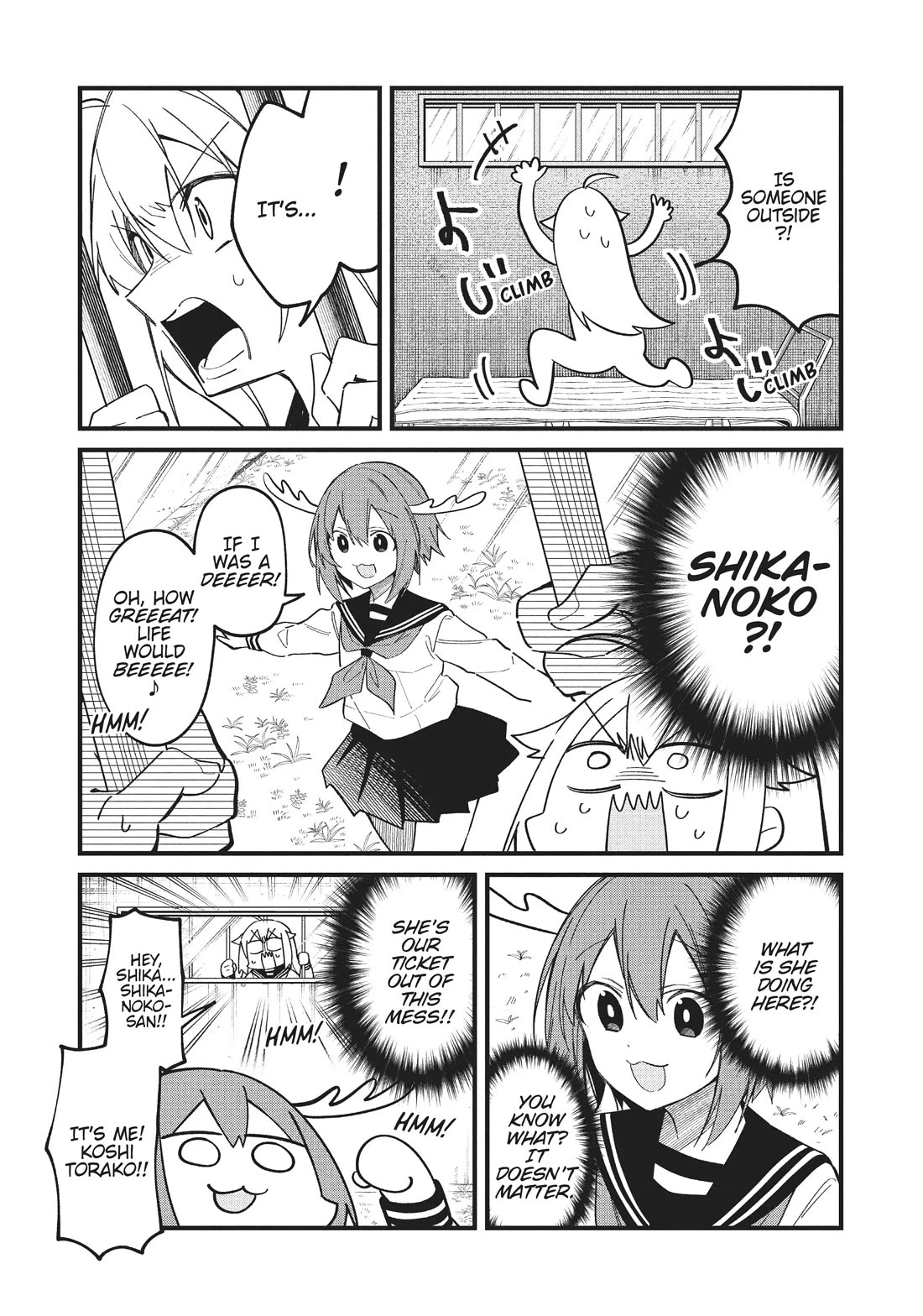 Shikanoko Nokonoko Koshitantan chapter 23 page 9
