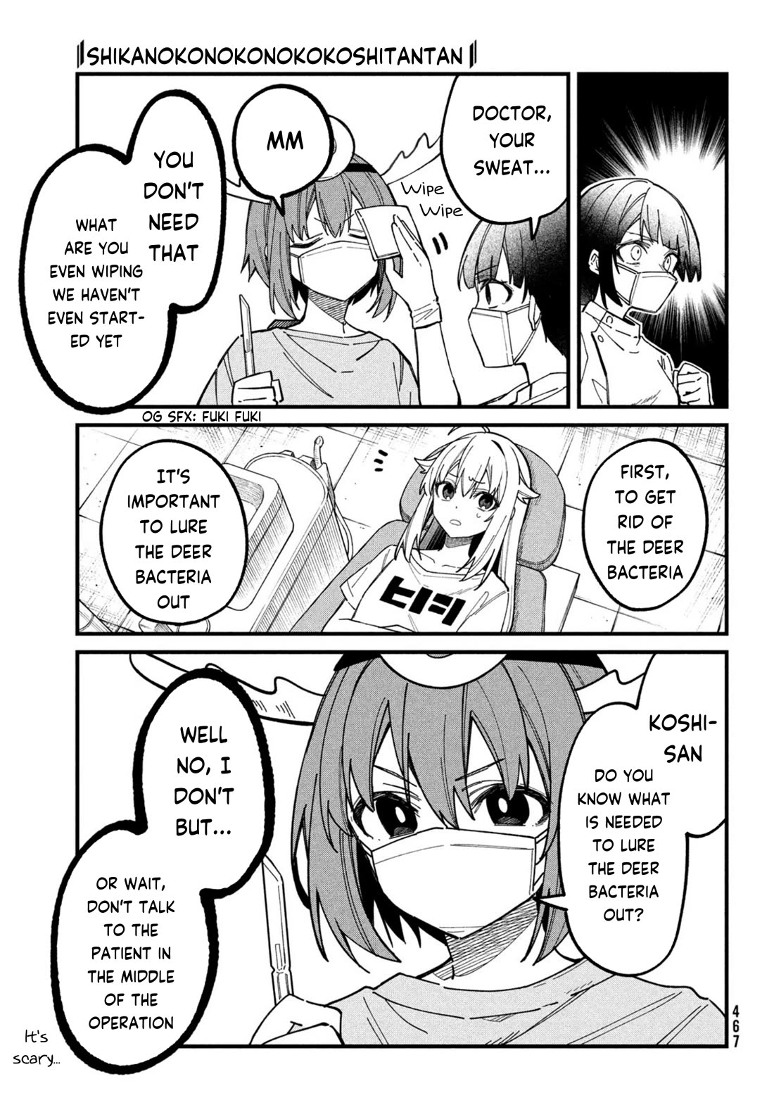 Shikanoko Nokonoko Koshitantan chapter 34 page 15