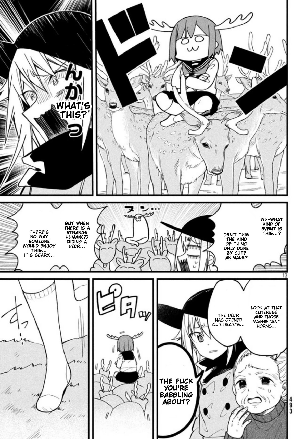 Shikanoko Nokonoko Koshitantan chapter 4 page 14