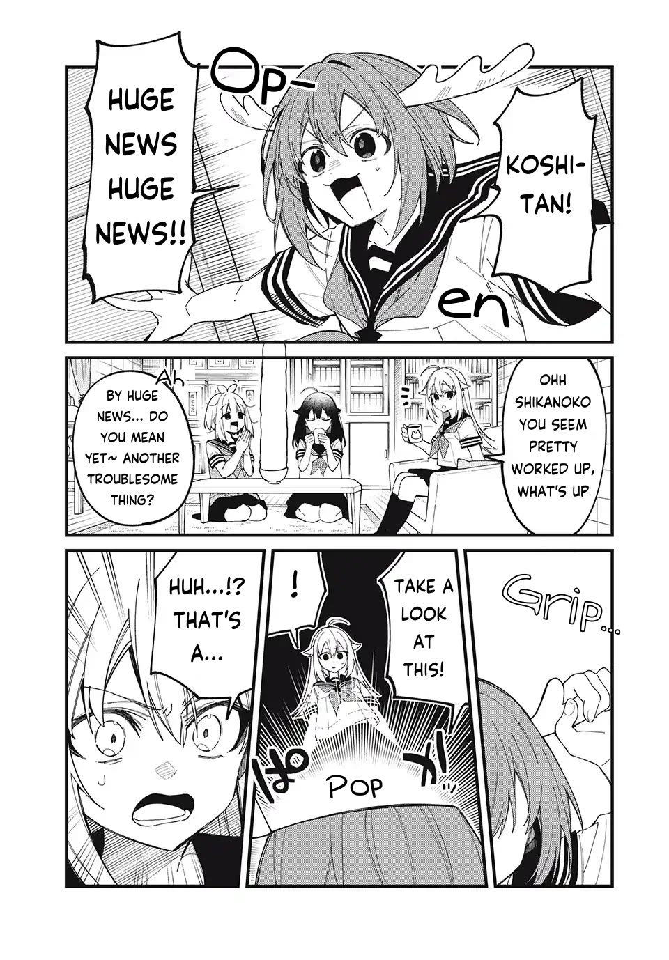 Shikanoko Nokonoko Koshitantan chapter 44 page 1