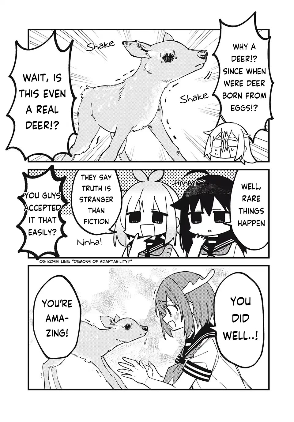 Shikanoko Nokonoko Koshitantan chapter 45 page 17