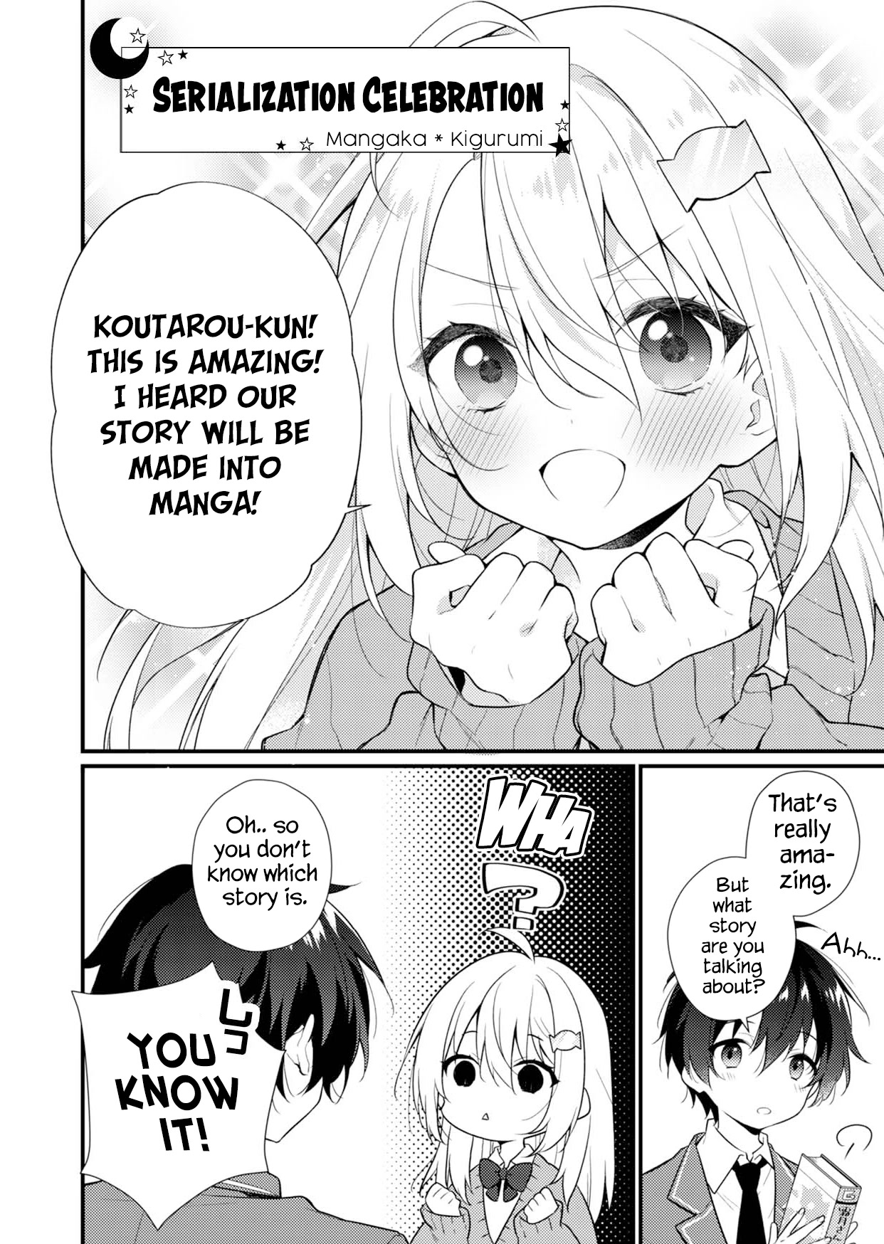 Shimotsuki-san Likes the Mob ~This Shy Girl is Only Sweet Towards Me~ chapter 1.5 page 1