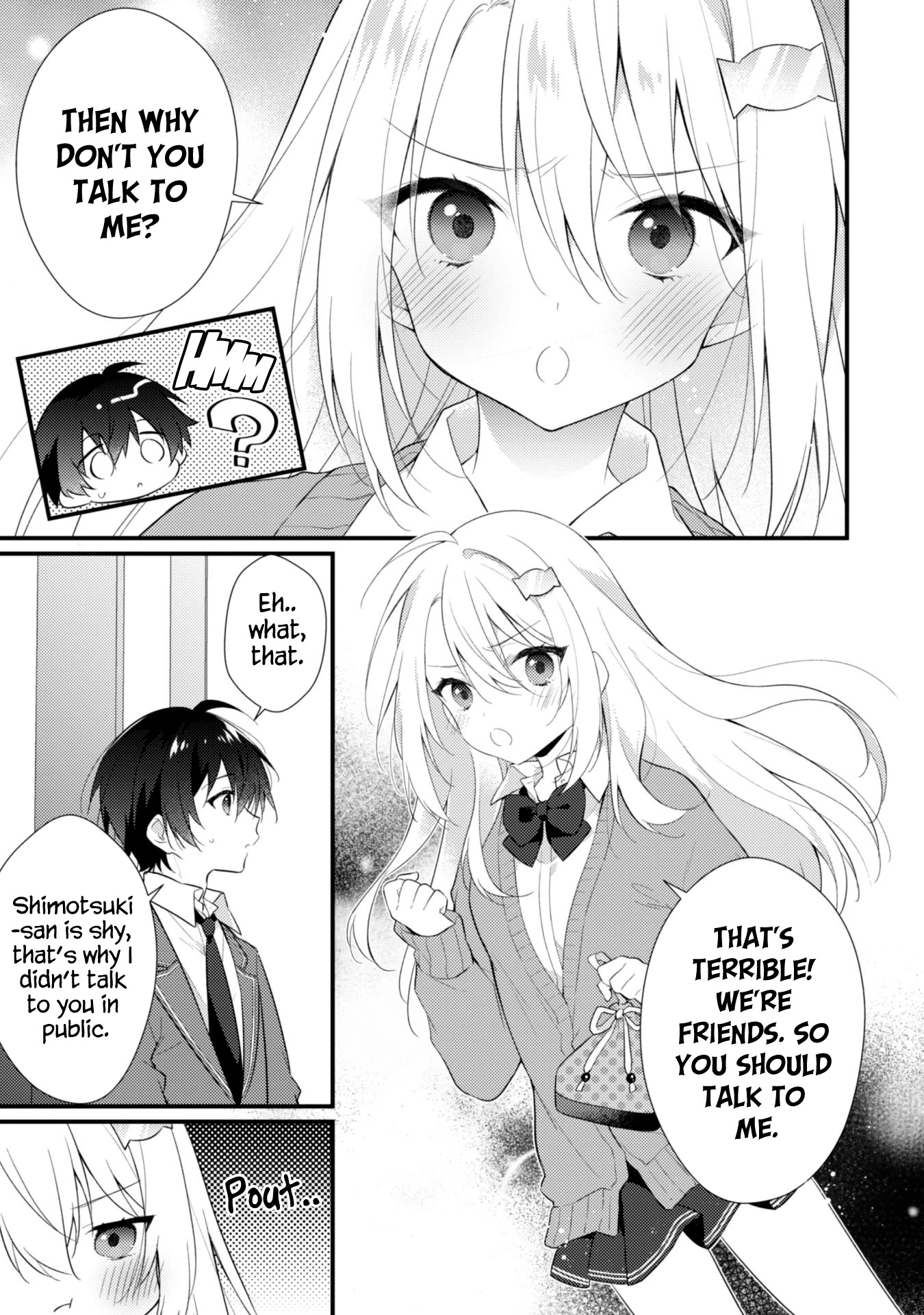 Shimotsuki-san Likes the Mob ~This Shy Girl is Only Sweet Towards Me~ chapter 2 page 10