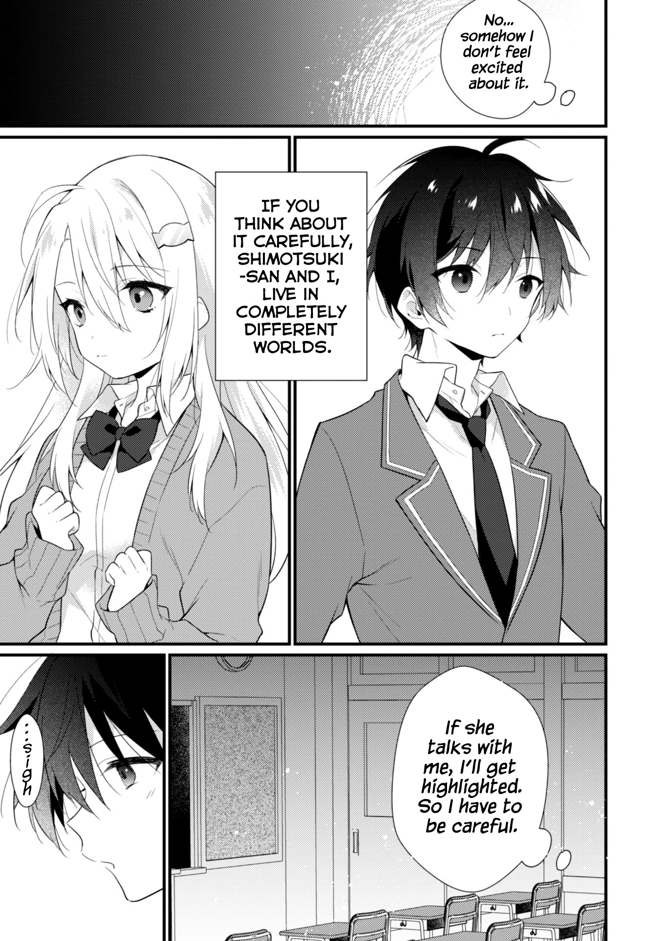 Shimotsuki-san Likes the Mob ~This Shy Girl is Only Sweet Towards Me~ chapter 2 page 8