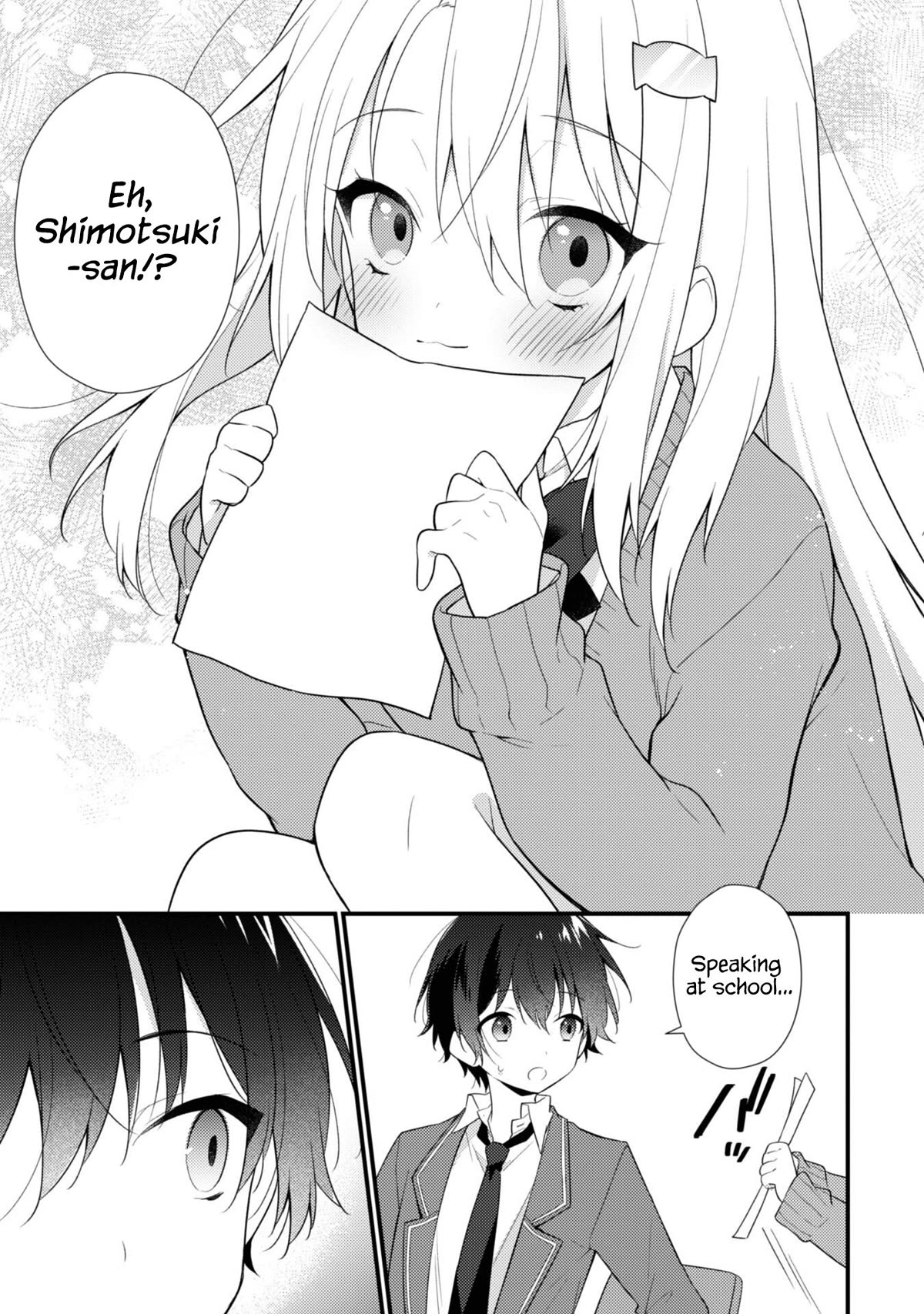 Shimotsuki-san Likes the Mob ~This Shy Girl is Only Sweet Towards Me~ chapter 8 page 5