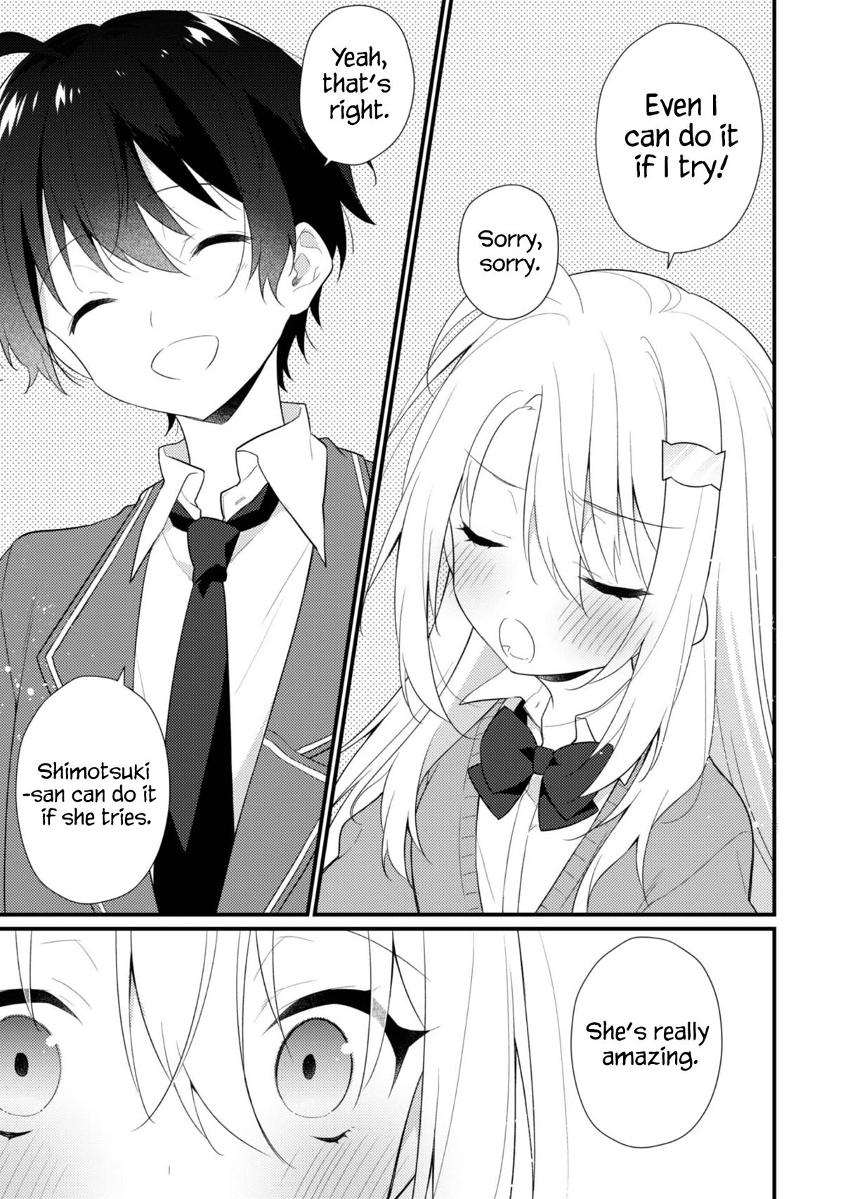 Shimotsuki-san Likes the Mob ~This Shy Girl is Only Sweet Towards Me~ chapter 8 page 7
