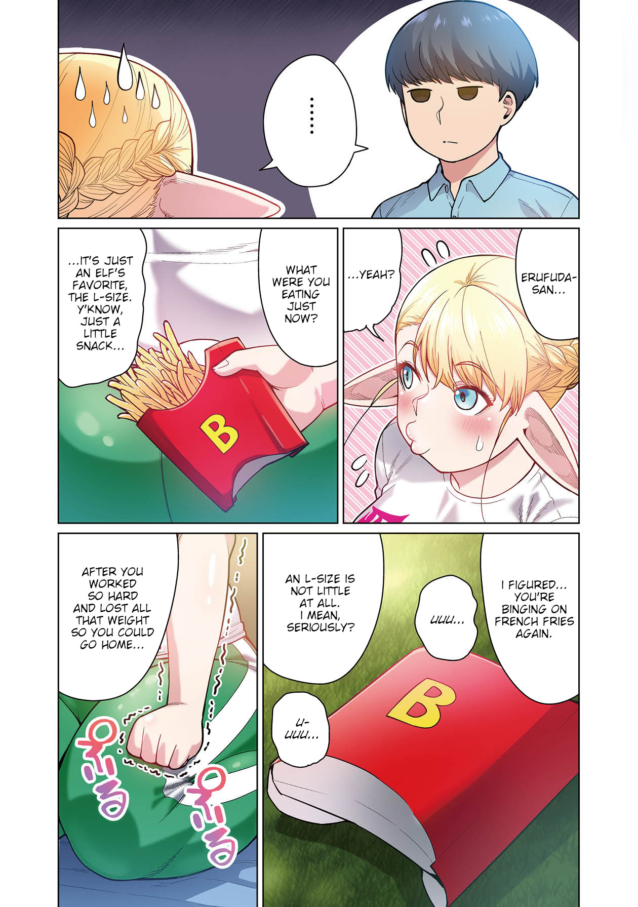 Shin Elf-san wa Yaserarenai. chapter 1 page 13