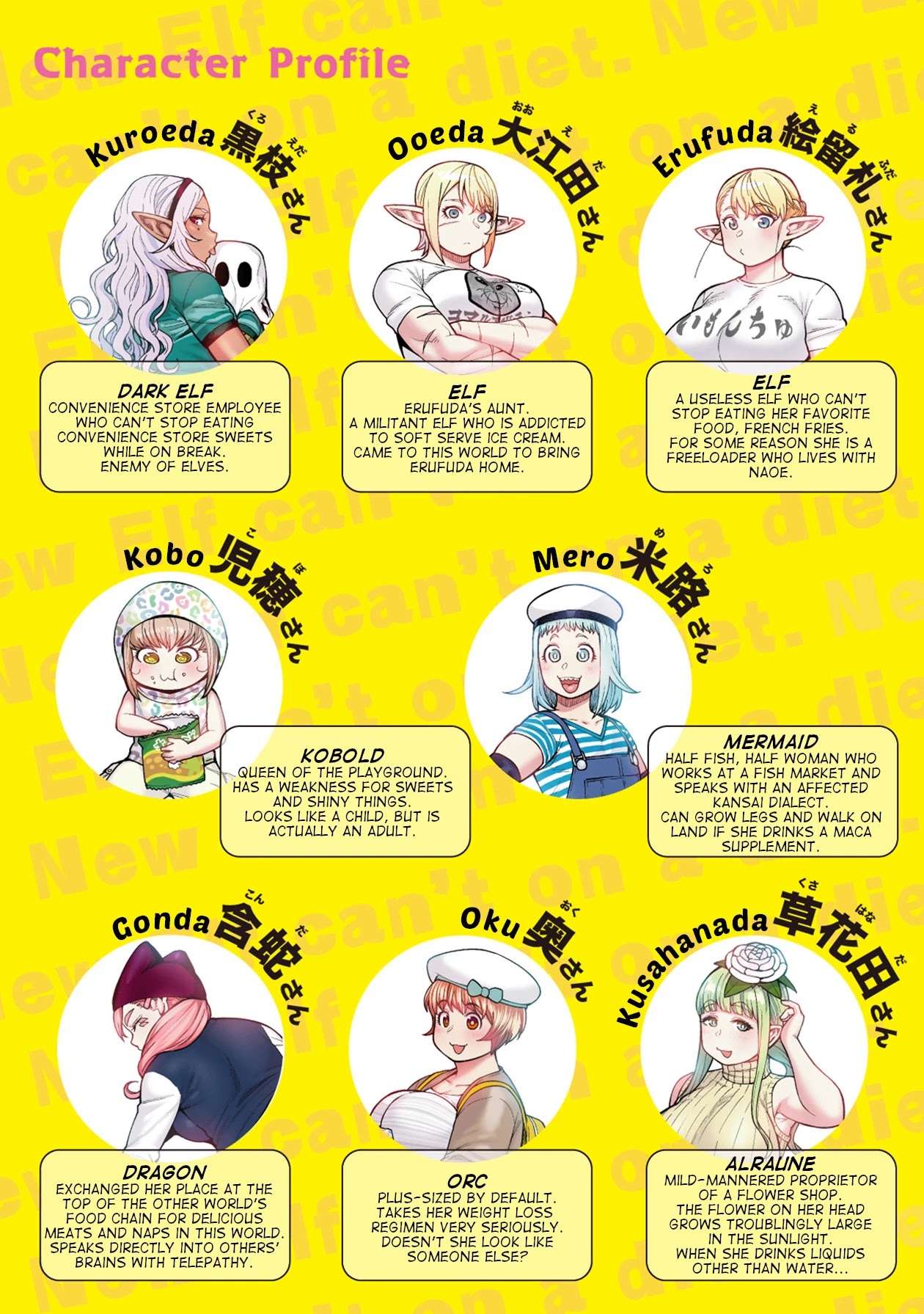 Shin Elf-san wa Yaserarenai. chapter 1 page 2