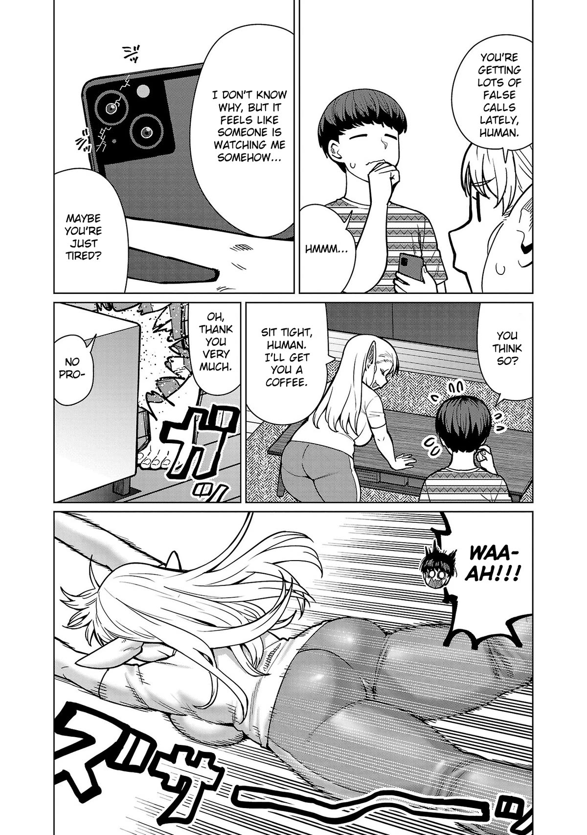 Shin Elf-san wa Yaserarenai. chapter 14 page 9