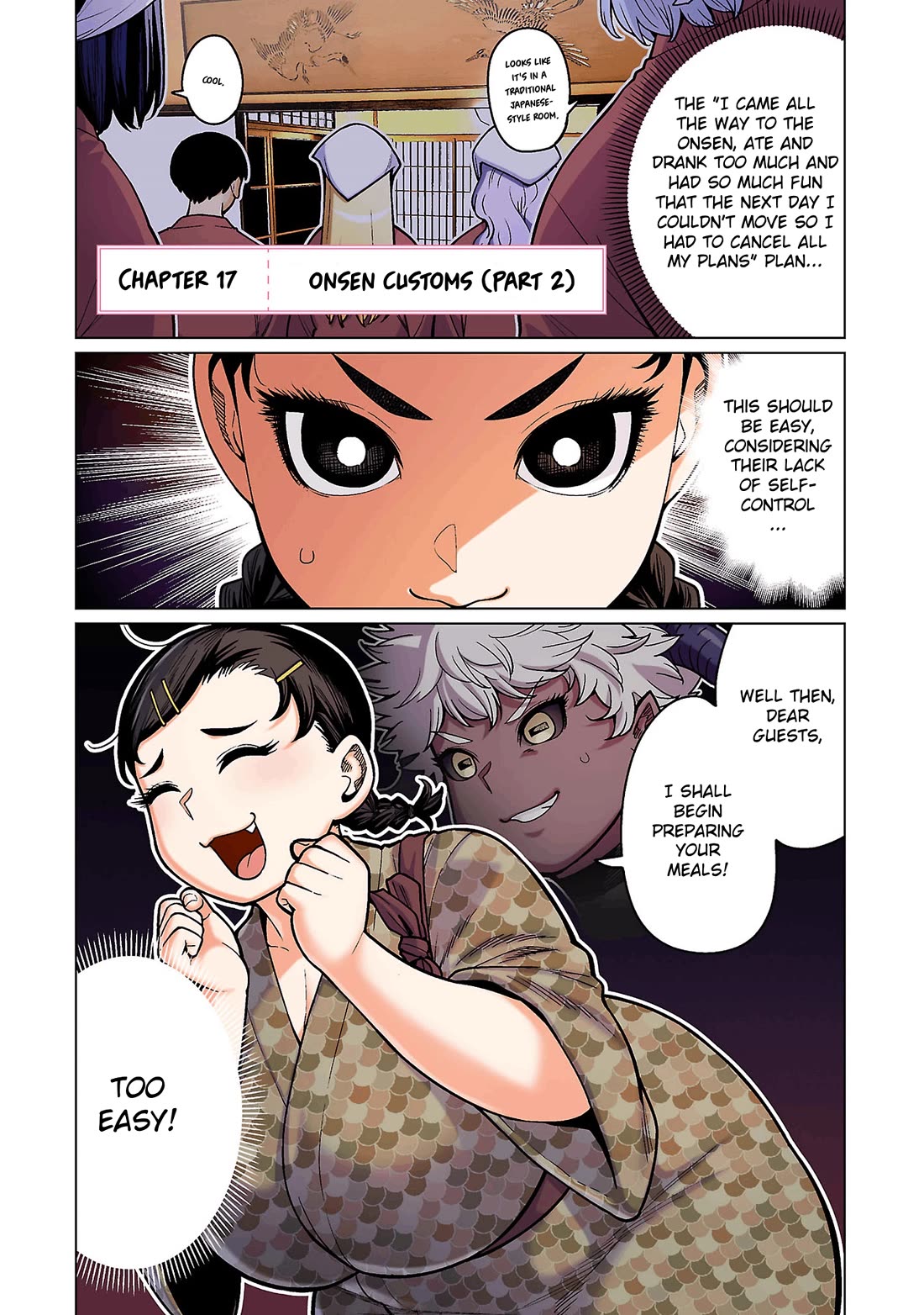 Shin Elf-san wa Yaserarenai. chapter 17 page 1