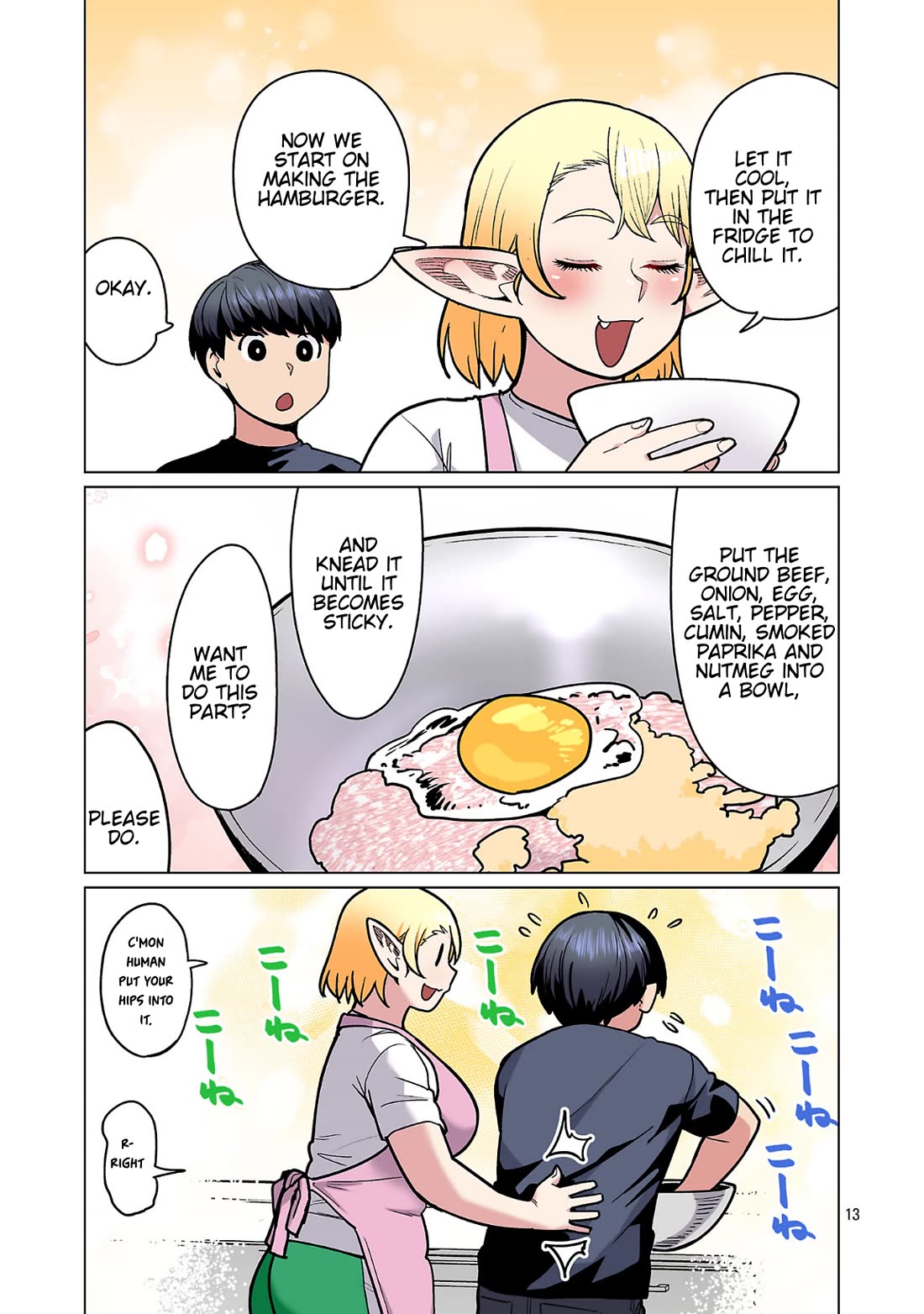 Shin Elf-san wa Yaserarenai. chapter 25 page 14