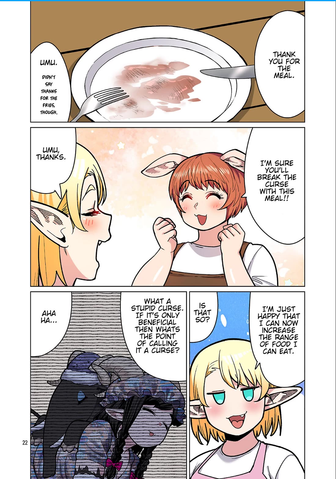 Shin Elf-san wa Yaserarenai. chapter 25 page 23