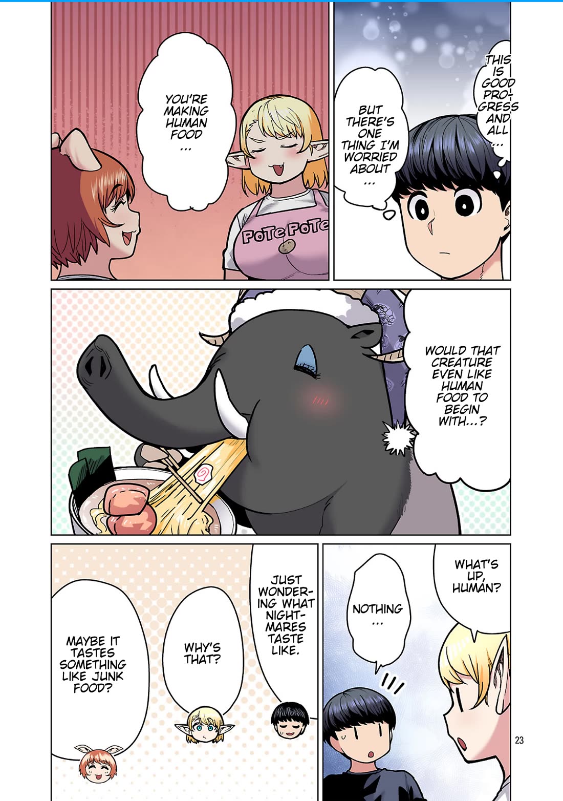 Shin Elf-san wa Yaserarenai. chapter 25 page 24