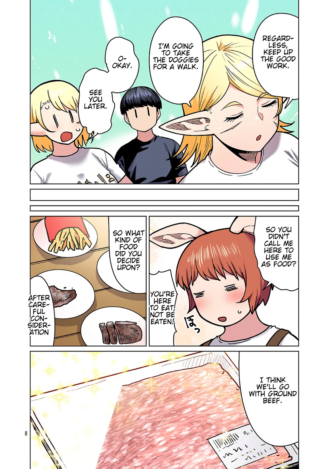 Shin Elf-san wa Yaserarenai. chapter 25 page 9