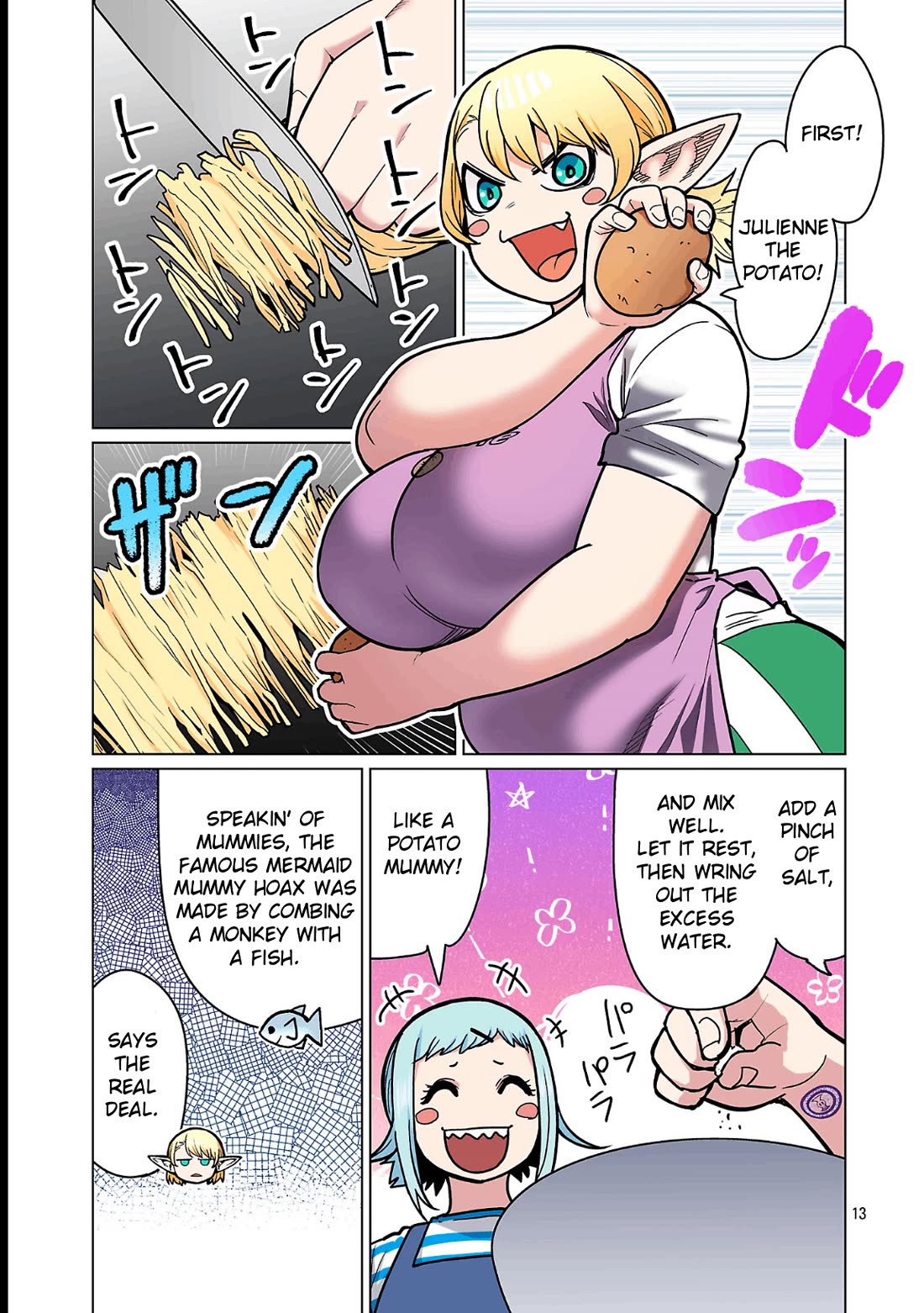 Shin Elf-san wa Yaserarenai. chapter 26 page 14