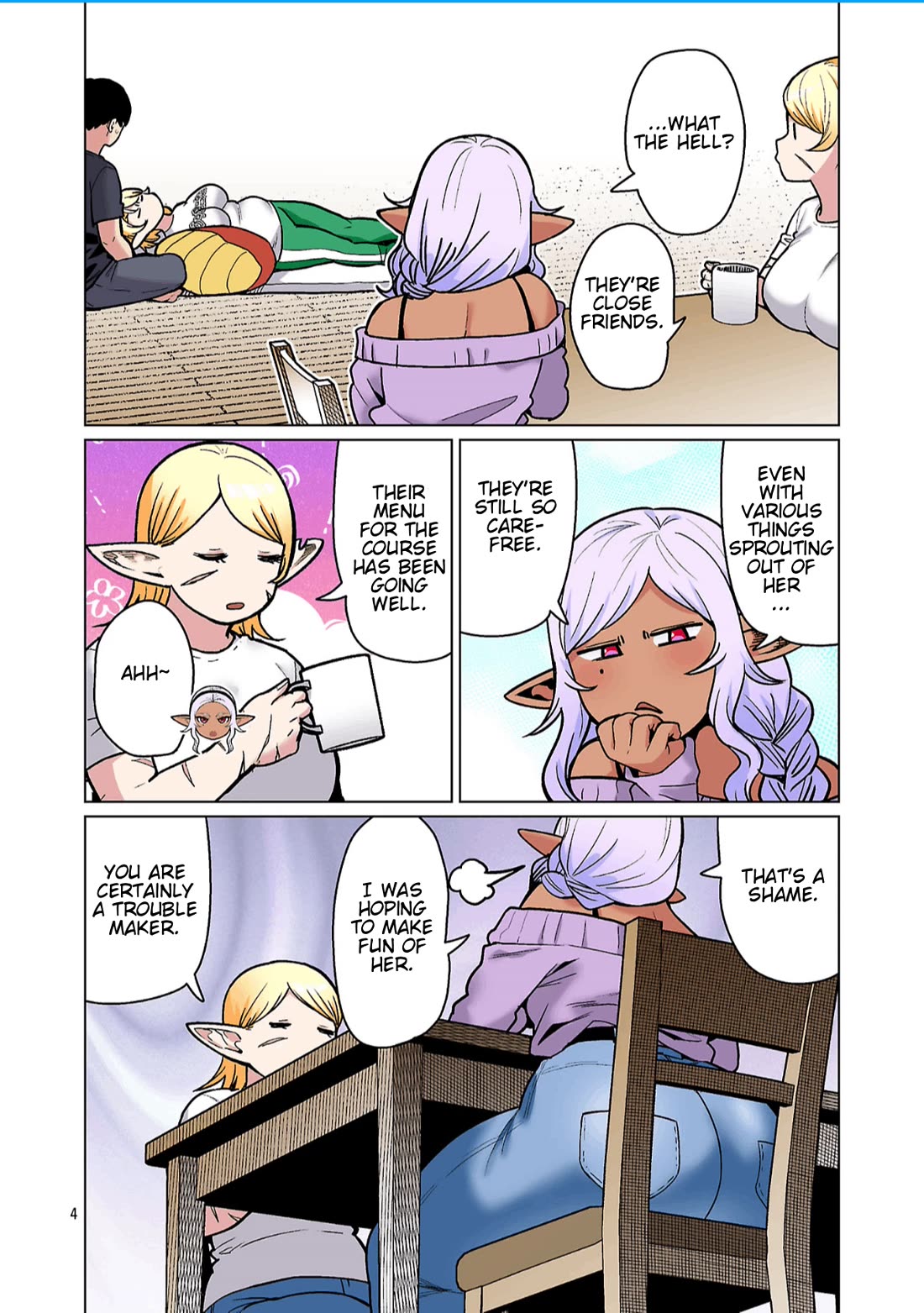 Shin Elf-san wa Yaserarenai. chapter 28 page 6