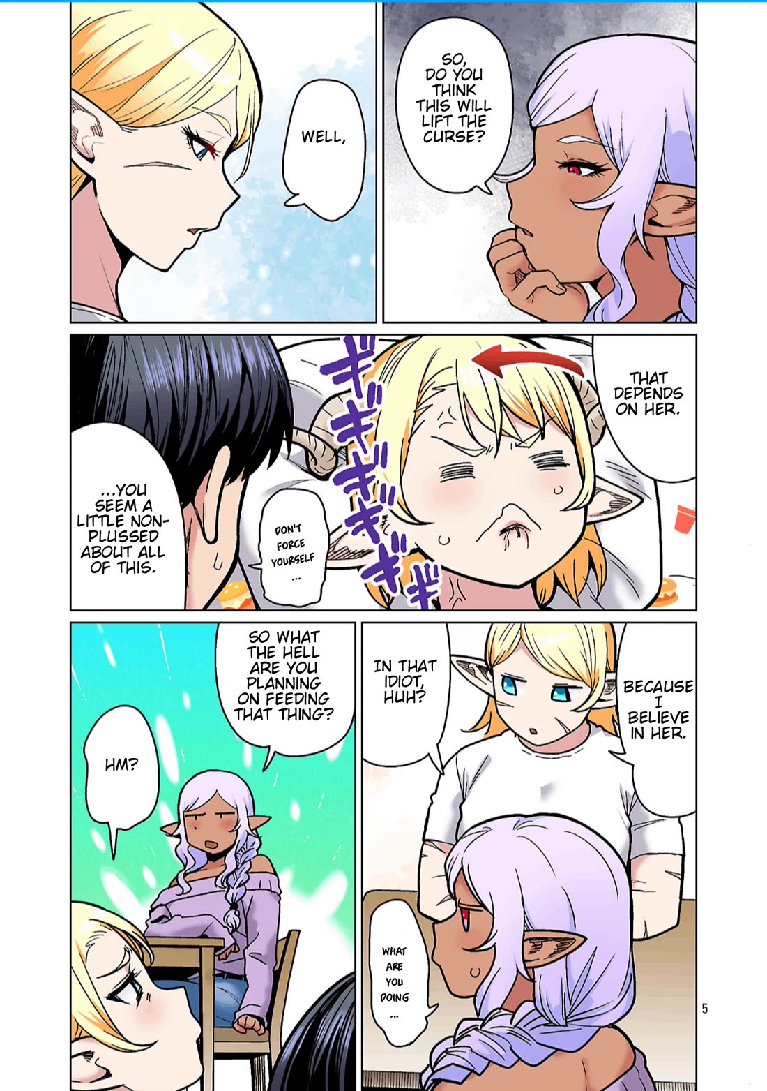 Shin Elf-san wa Yaserarenai. chapter 28 page 7