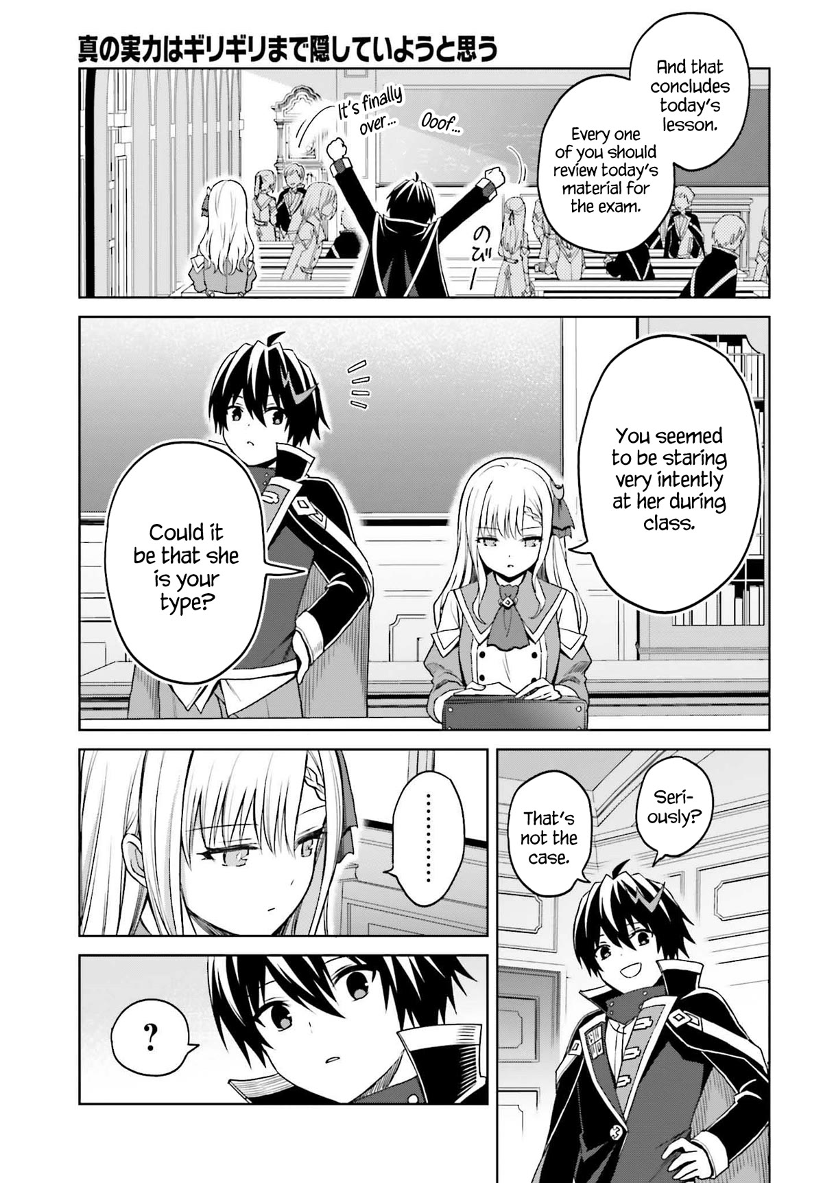 Shin no Jitsuryoku wa Girigiri Made Kakushite Iyou to Omou chapter 26 page 28