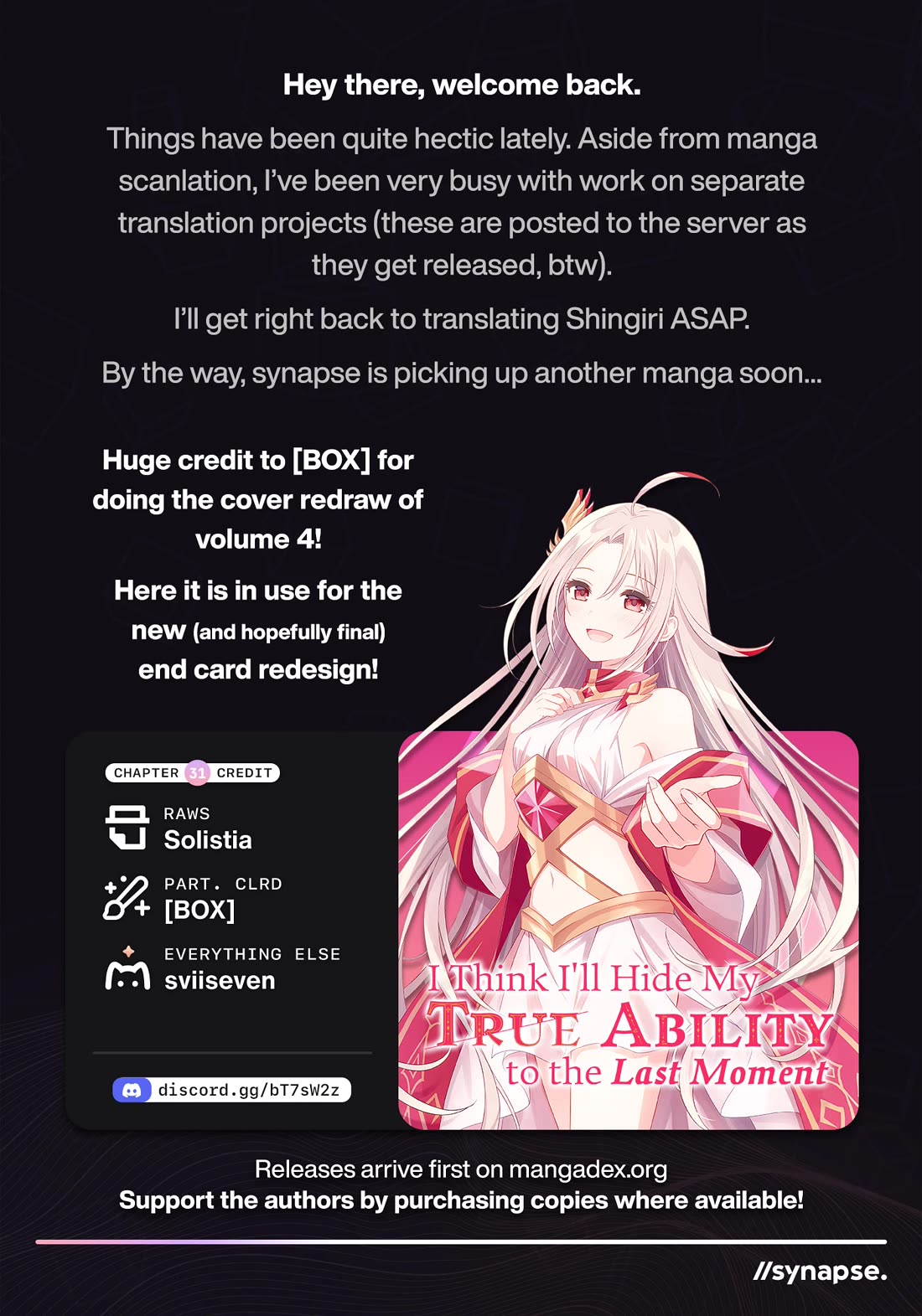 Shin no Jitsuryoku wa Girigiri Made Kakushite Iyou to Omou chapter 31 page 22