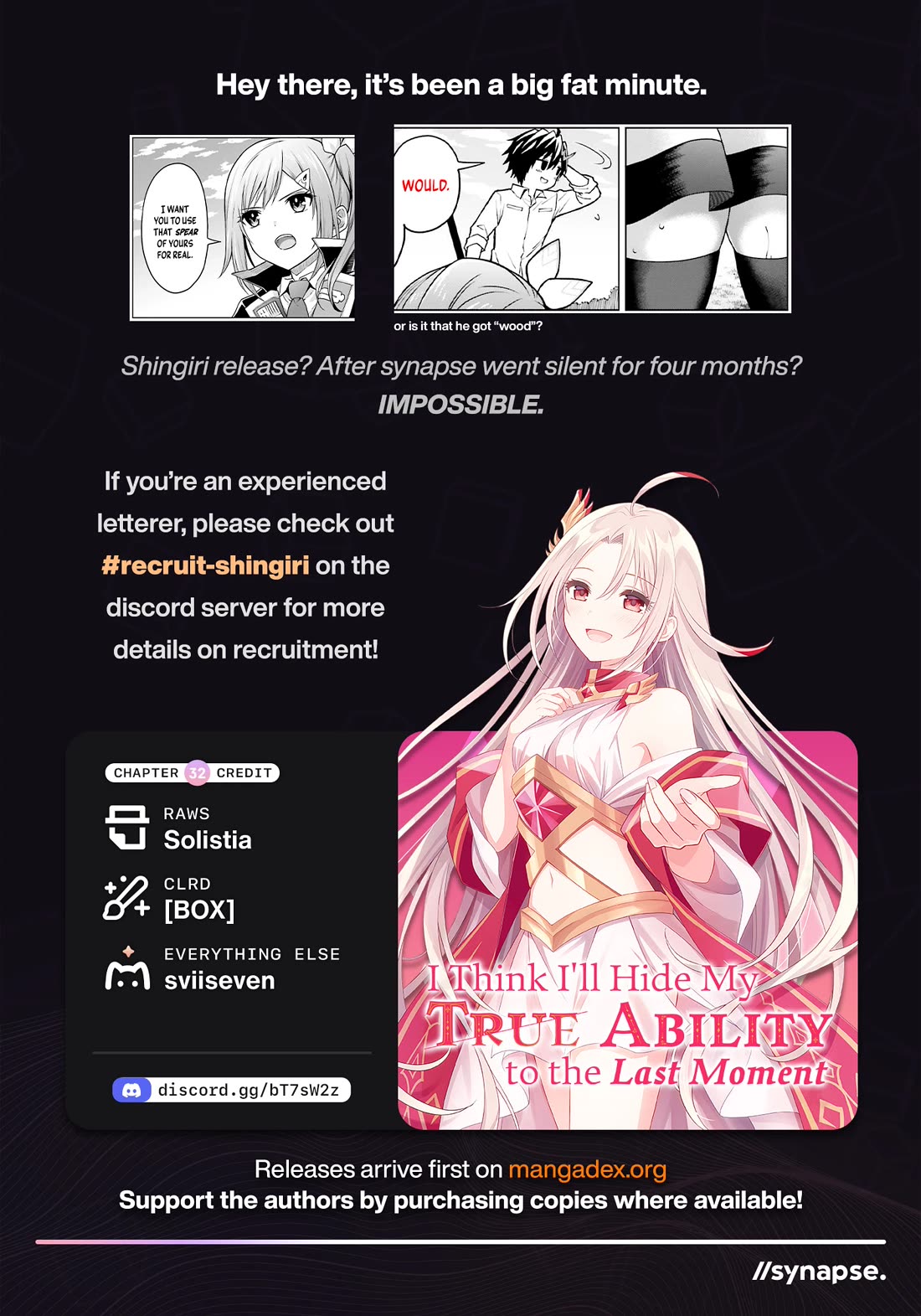 Shin no Jitsuryoku wa Girigiri Made Kakushite Iyou to Omou chapter 32 page 45