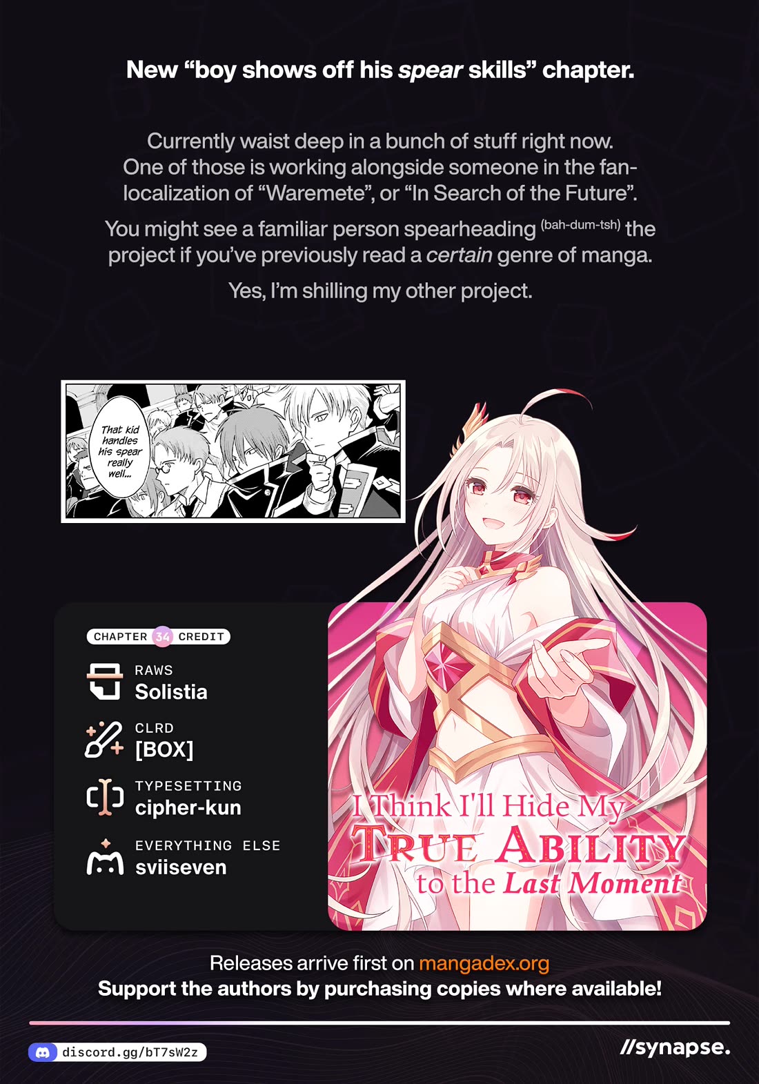 Shin no Jitsuryoku wa Girigiri Made Kakushite Iyou to Omou chapter 34 page 31