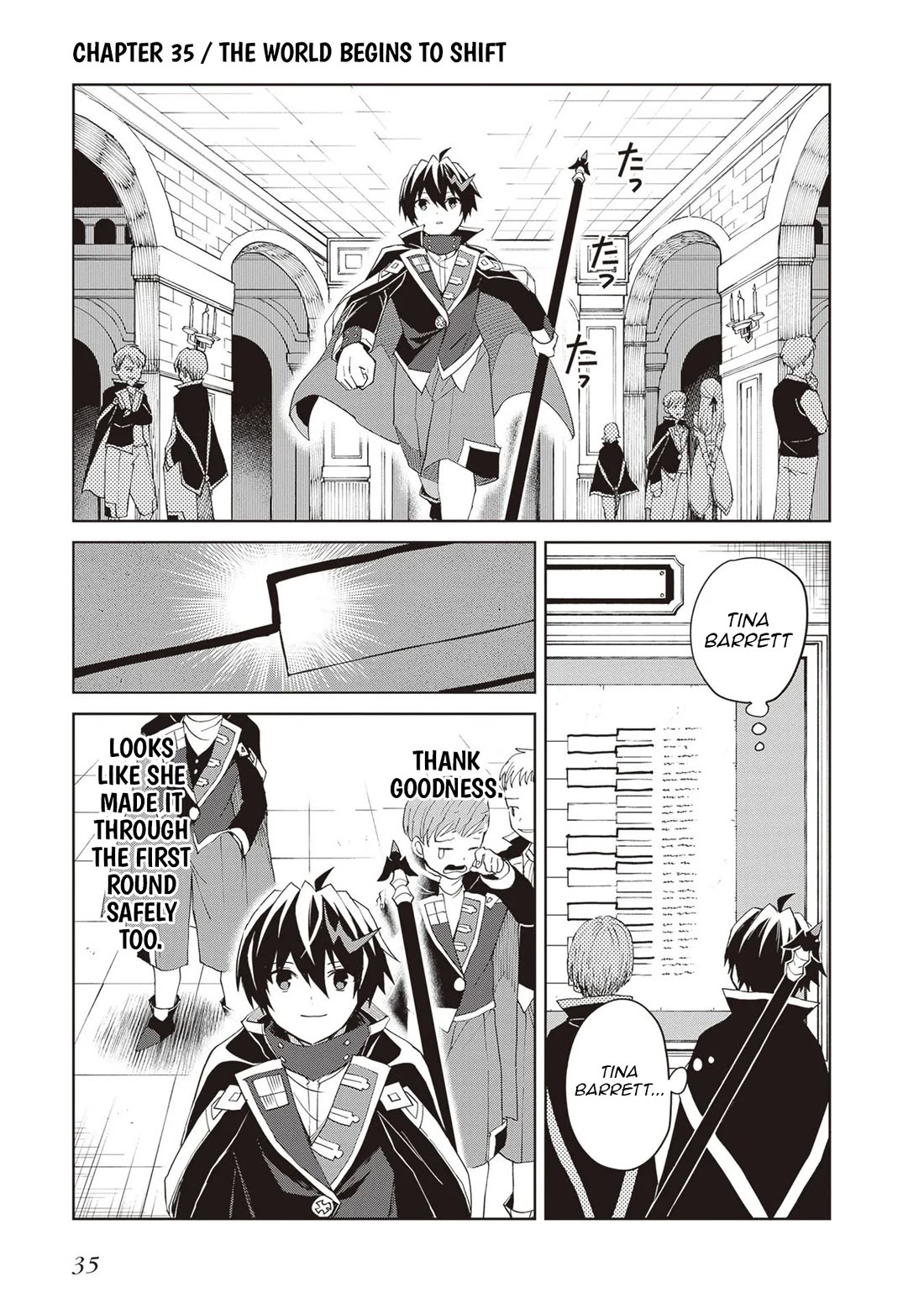 Shin no Jitsuryoku wa Girigiri Made Kakushite Iyou to Omou chapter 35 page 1