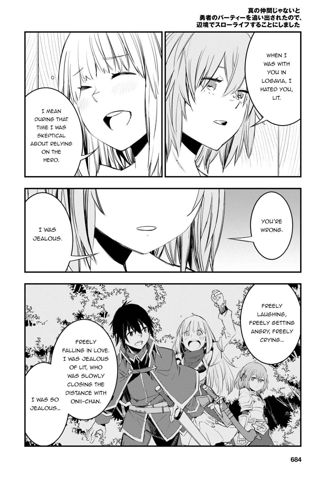 Shin no Nakama janai to Yuusha no Party wo Oidasareta node, Henkyou de Slow Life suru Koto ni shimashita chapter 49 page 29