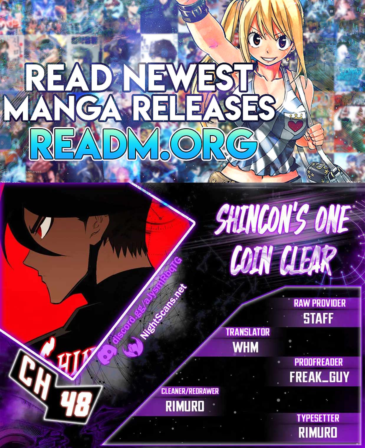 Shincon’s One Coin Clear chapter 48 page 1