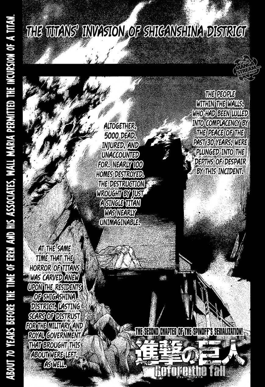 Shingeki no Kyojin Before the Fall chapter 2 page 1