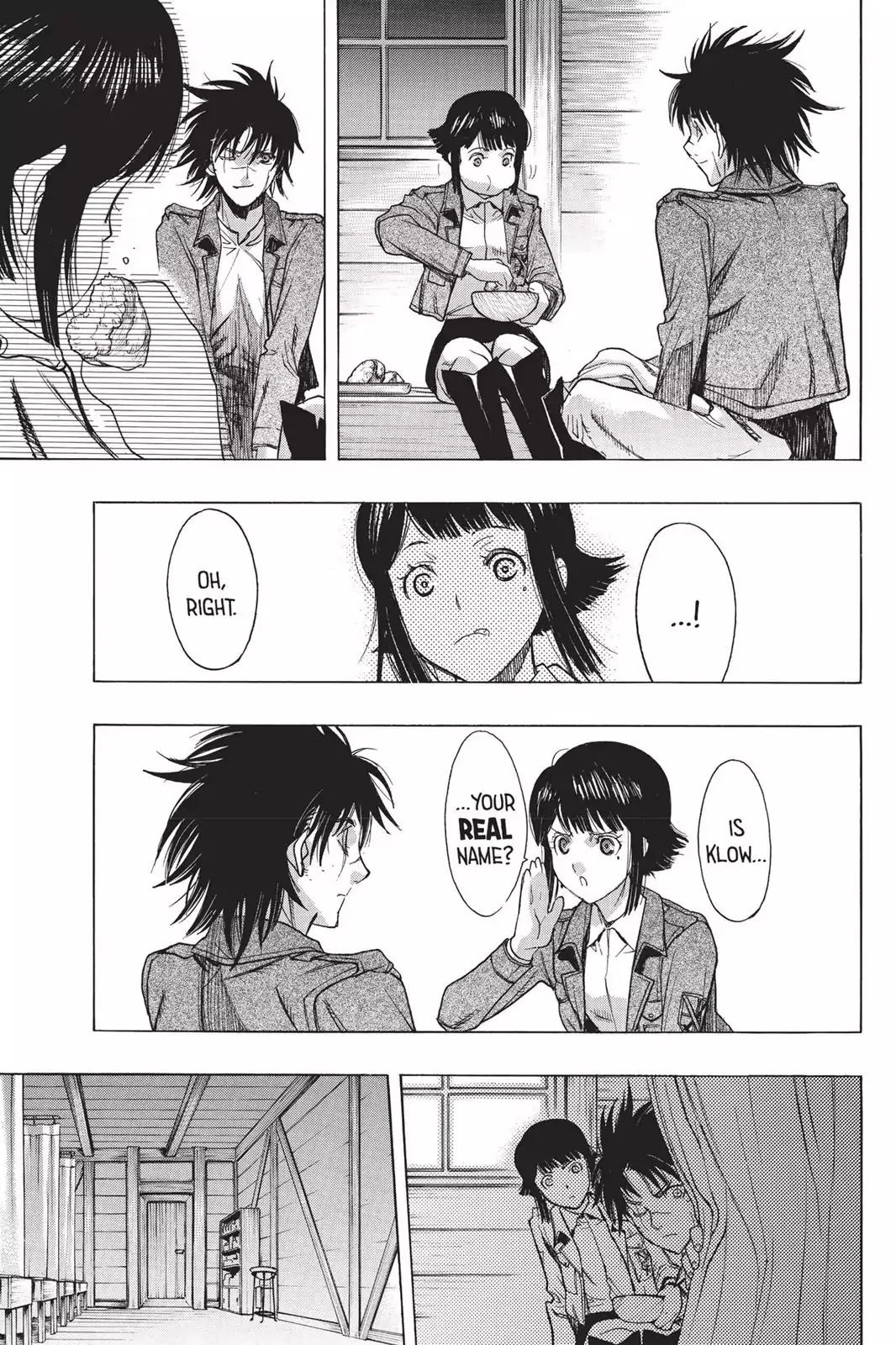 Shingeki no Kyojin Before the Fall chapter 43 page 32