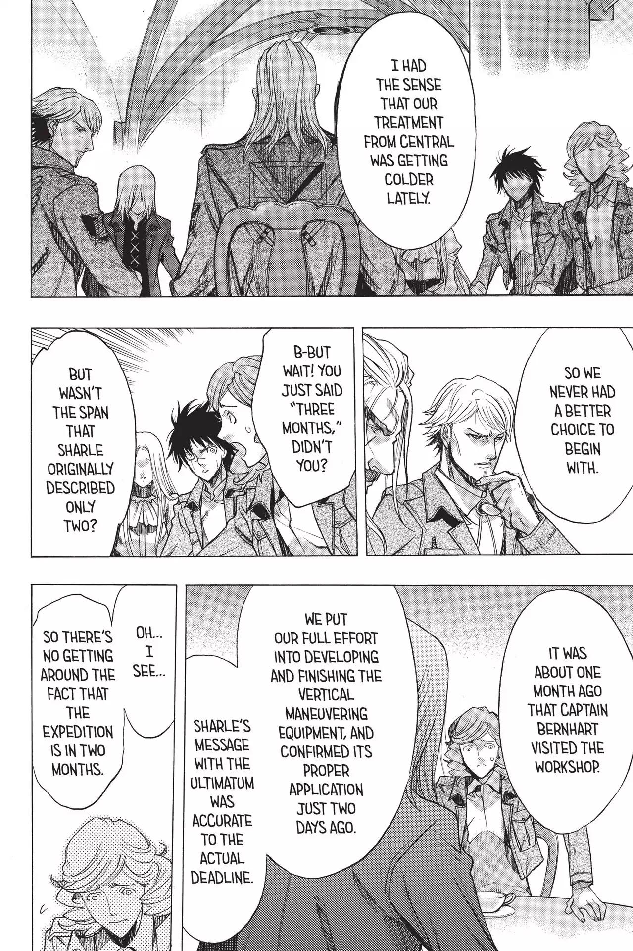 Shingeki no Kyojin Before the Fall chapter 46 page 33