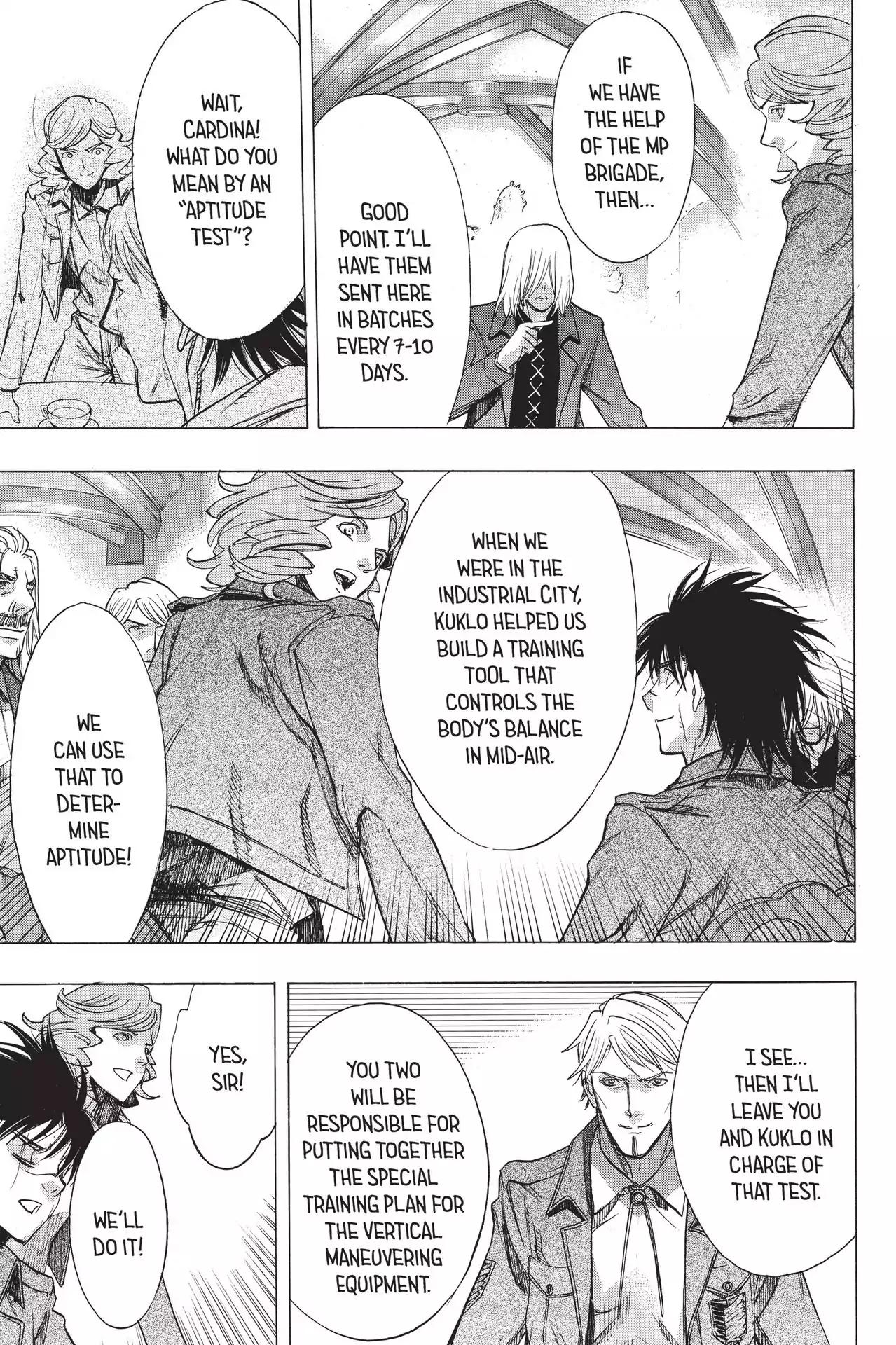 Shingeki no Kyojin Before the Fall chapter 46 page 36