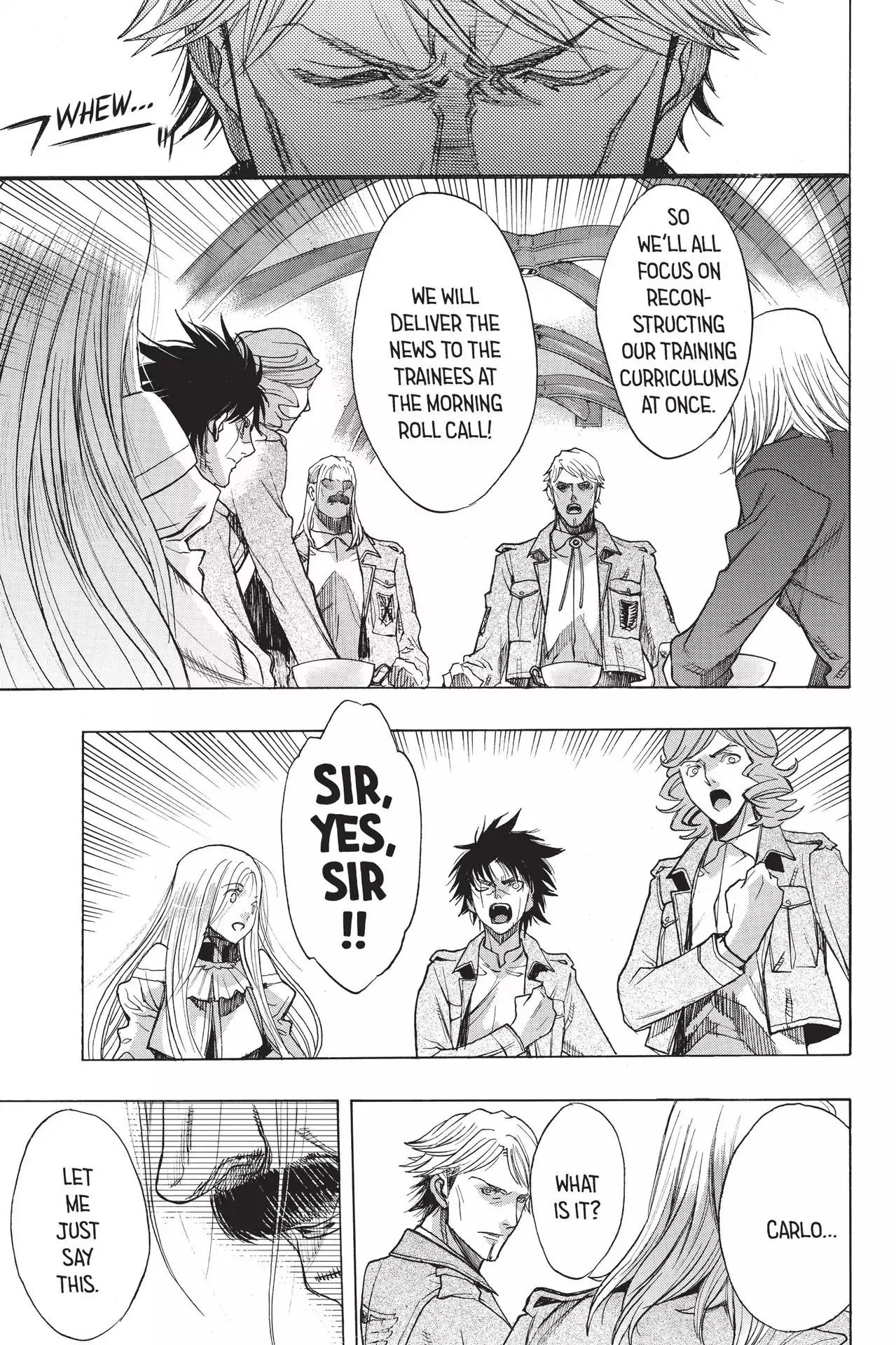 Shingeki no Kyojin Before the Fall chapter 46 page 38